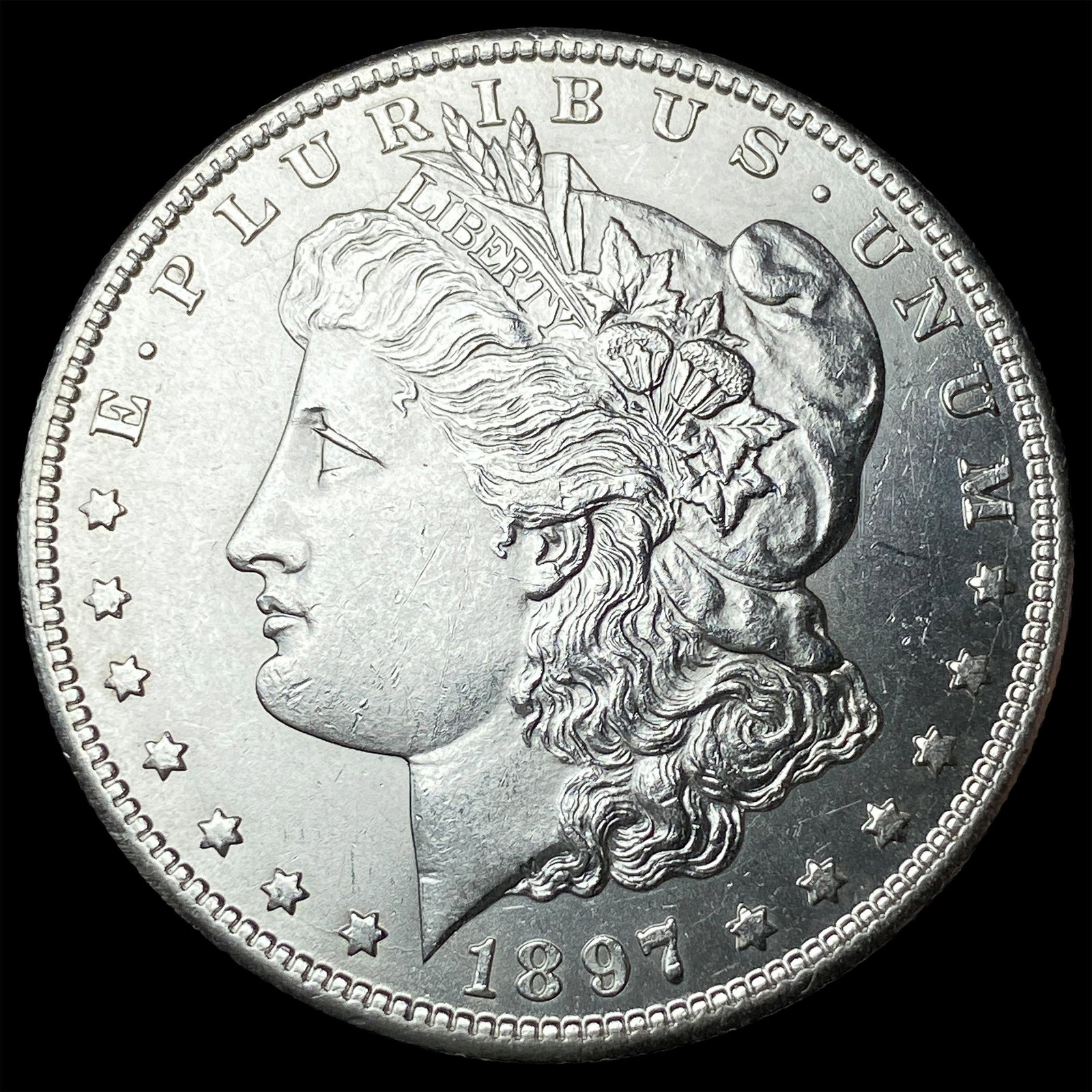 1897-S Silver Morgan Dollar UNCIRCULATED: 1897-S Silver Morgan Dollar UNCIRCULATED