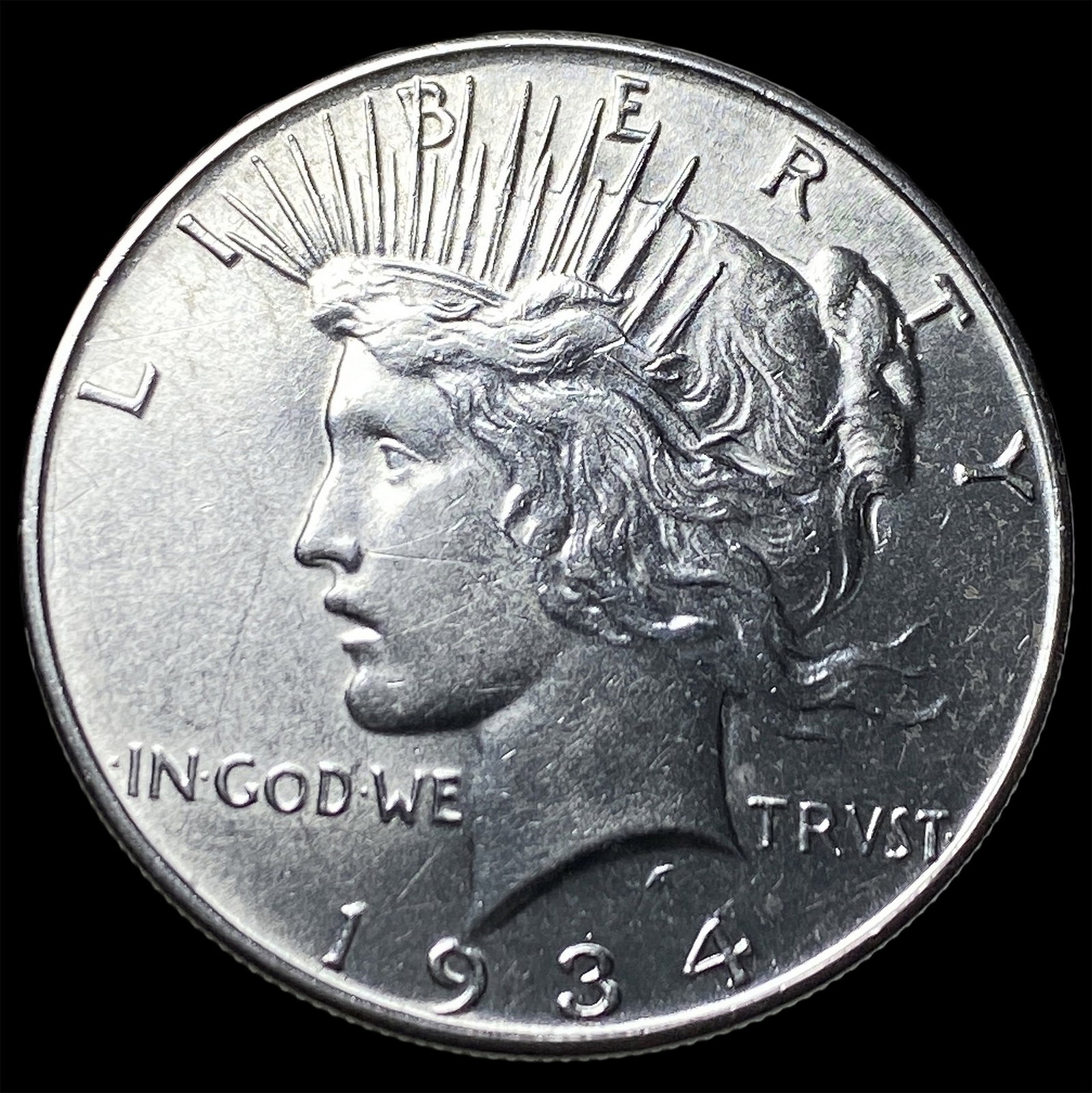 1934 Silver Peace Dollar UNCIRCULATED: 1934 Silver Peace Dollar UNCIRCULATED
