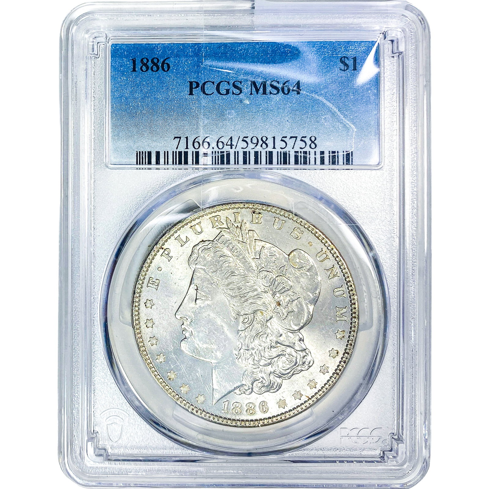 1886 Morgan Silver Dollar PCGS MS64 (1 of 2)