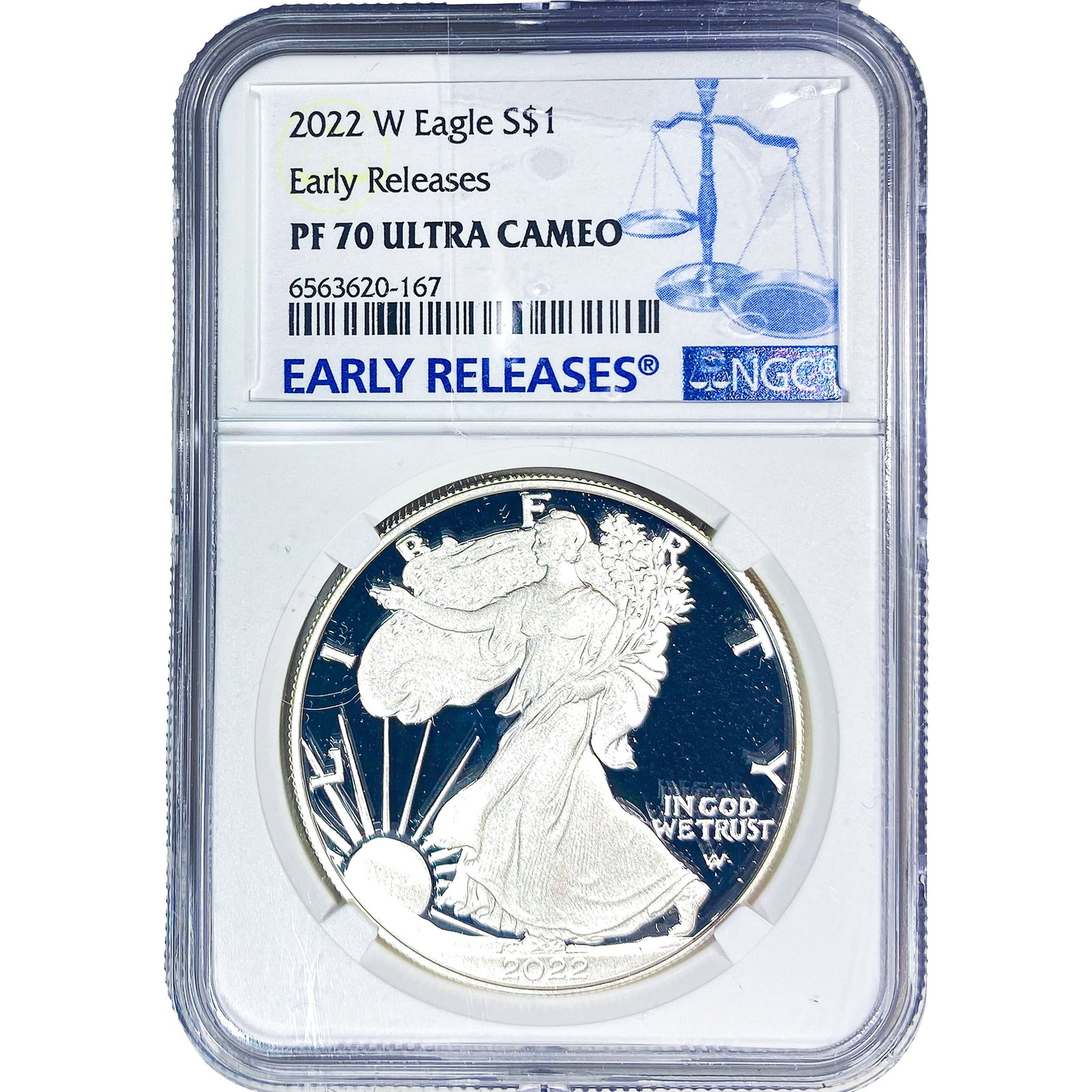 2022-W Silver Eagle NGC PF70 Ultra Cameo (1 of 2)