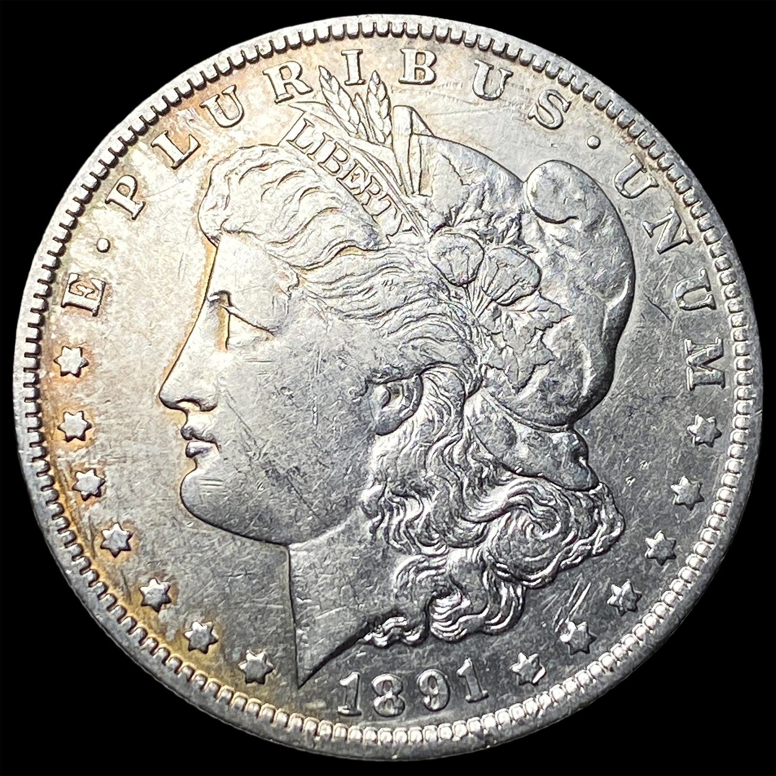 1891-O Silver Morgan Dollar ABOUT UNCIRCULATED: 1891-O Silver Morgan Dollar ABOUT UNCIRCULATED