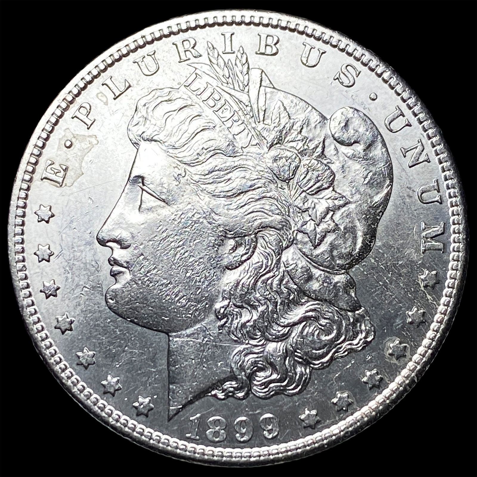 1899-S Morgan Silver Dollar CHOICE AU: 1899-S Morgan Silver Dollar CHOICE AU