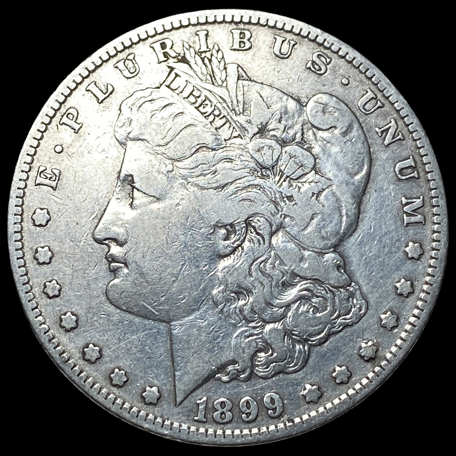 1899-S Silver Morgan Dollar LIGHTLY CIRCULATED: 1899-S Silver Morgan Dollar LIGHTLY CIRCULATED