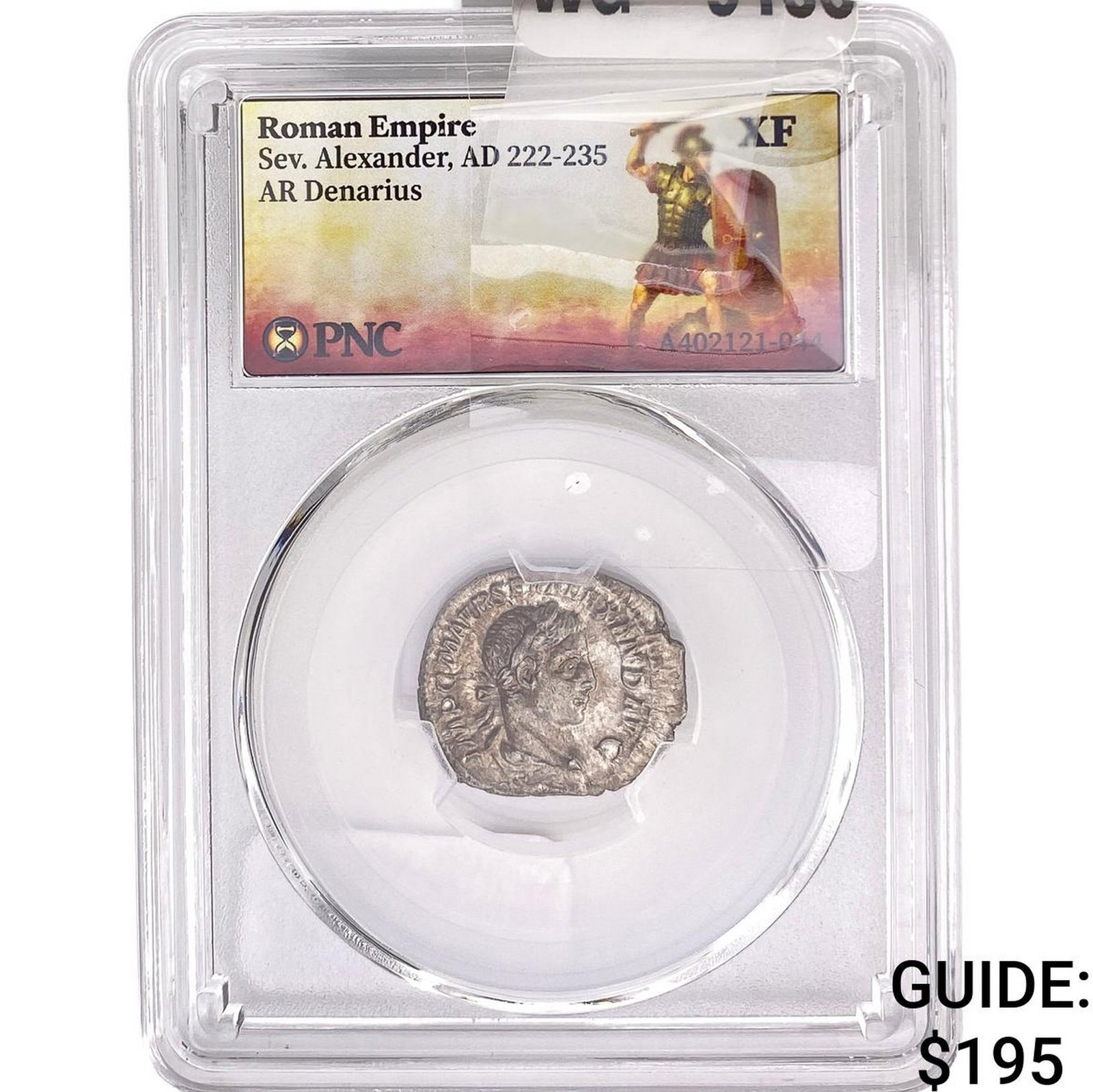 Roman Sev. Alexander, AD 222-235 Silver Denarius PNC XF: Roman Sev. Alexander, AD 222-235 Silver Denarius PNC XF