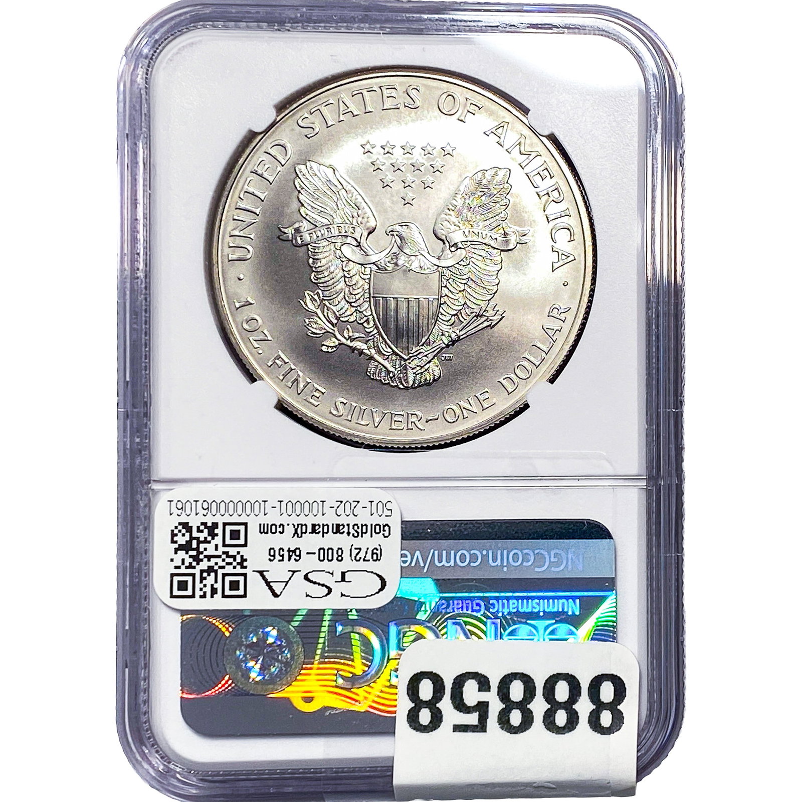 2000 Silver Eagle NGC MS68 - 2