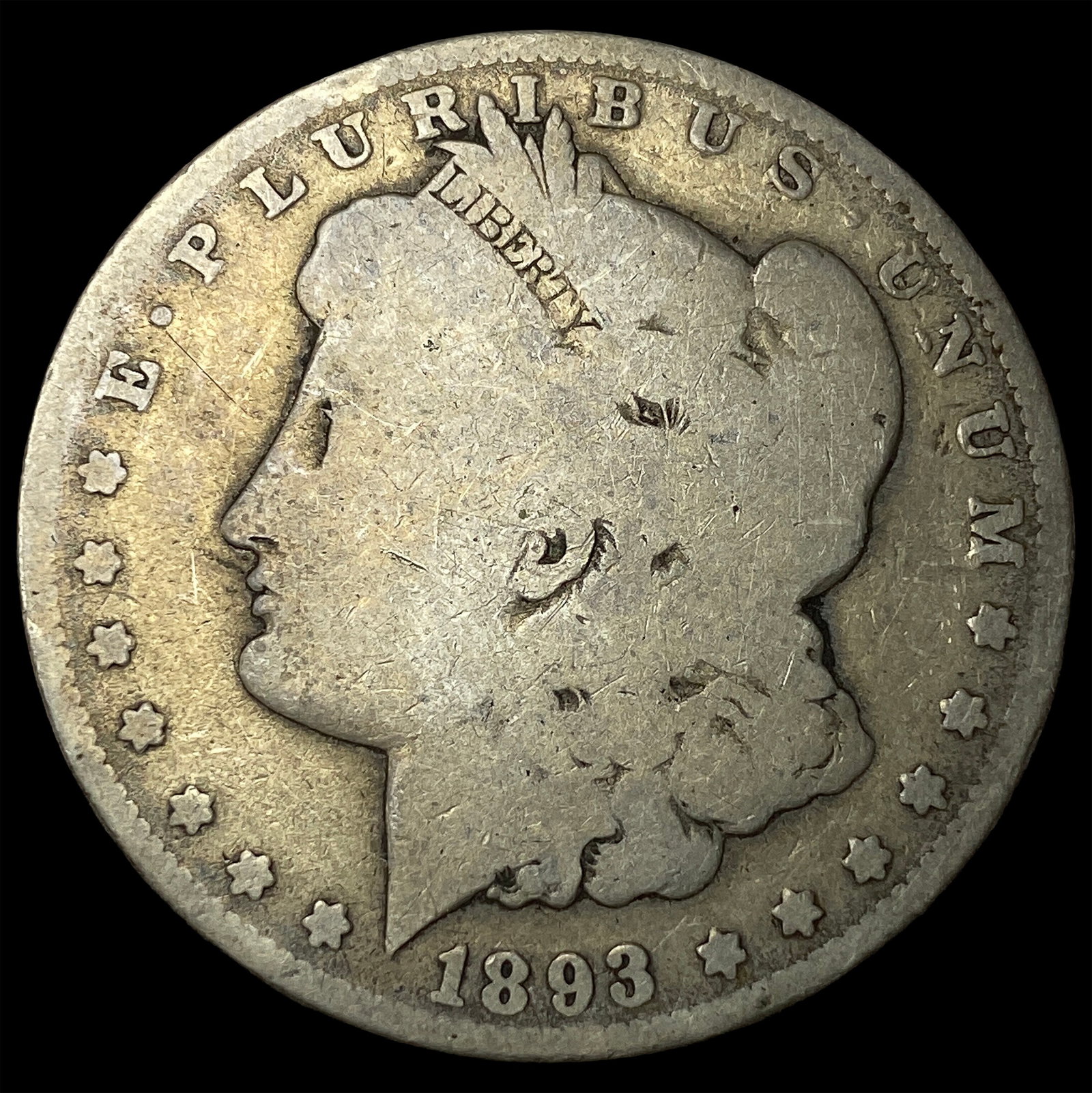 1893-O Silver Morgan Dollar NICELY CIRCULATED: 1893-O Silver Morgan Dollar NICELY CIRCULATED