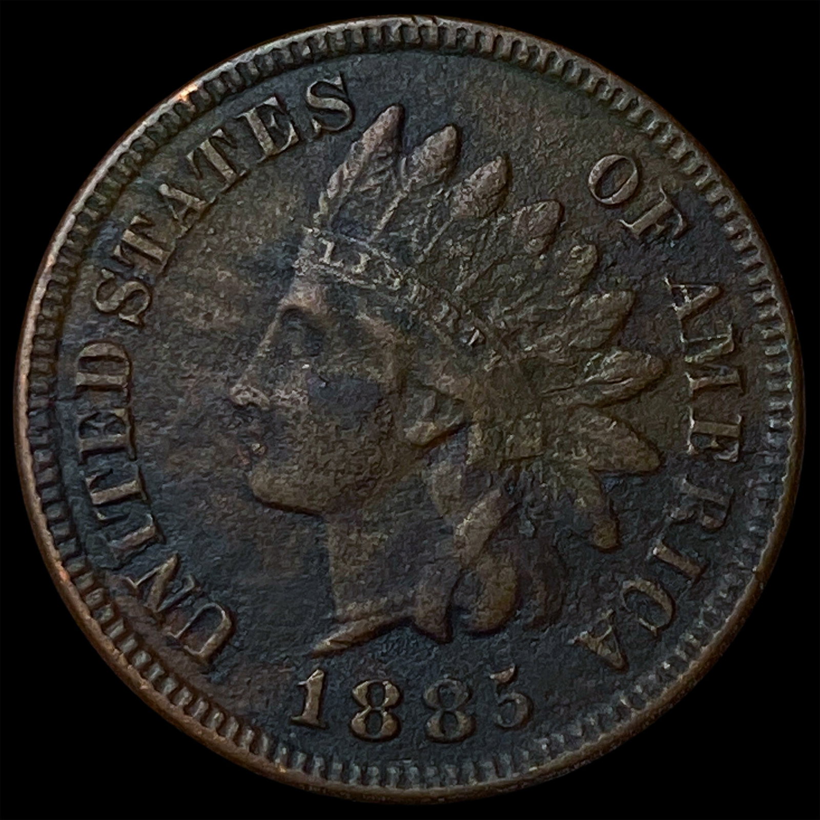 1885 Indian Head Cent CLOSELY UNCIRCULATED: 1885 Indian Head Cent CLOSELY UNCIRCULATED