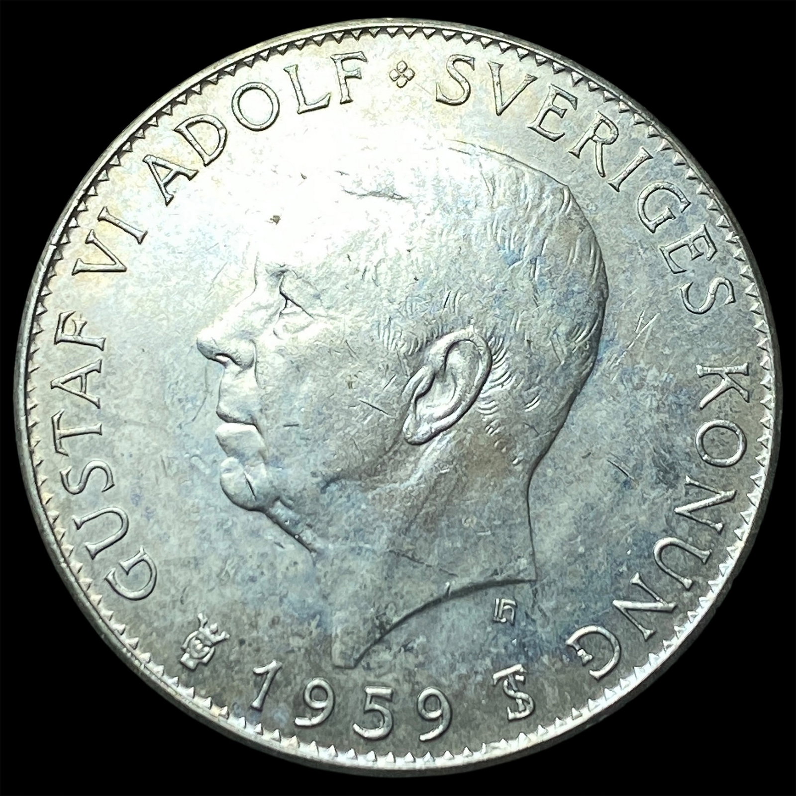 1959 Sweden Silver 5 Kronor (1 of 2)