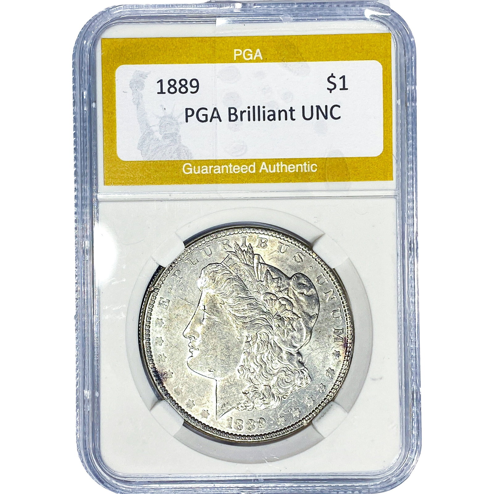 1889 Morgan Silver Dollar PGA Brilliant UNC (1 of 2)
