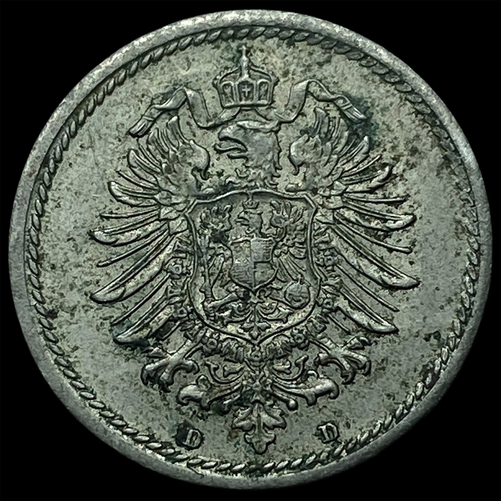 1874-D Germany 5 Pfennig: 1874-D Germany 5 Pfennig