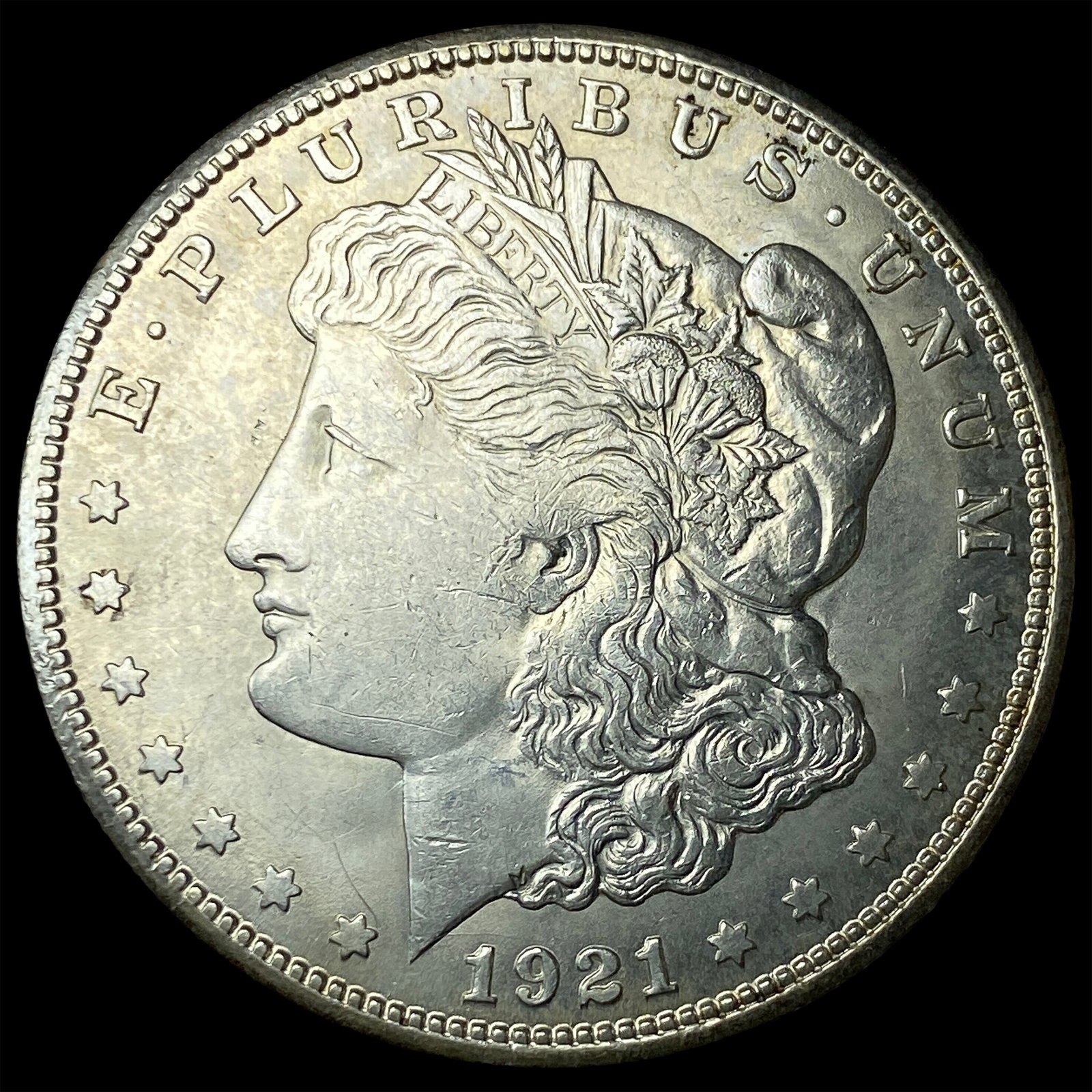 1921-S Silver Morgan Dollar CHOICE AU: 1921-S Silver Morgan Dollar CHOICE AU