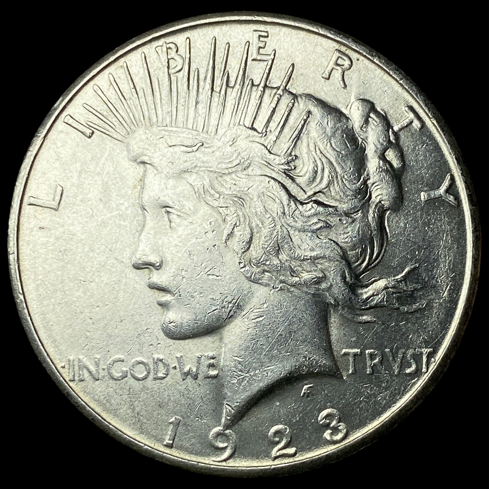 1923-S Silver Peace Dollar UNCIRCULATED: 1923-S Silver Peace Dollar UNCIRCULATED