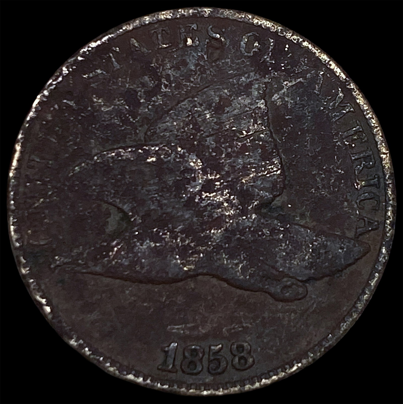 1858 Flying Eagle Cent NICELY CIRCULATED: 1858 Flying Eagle Cent NICELY CIRCULATED