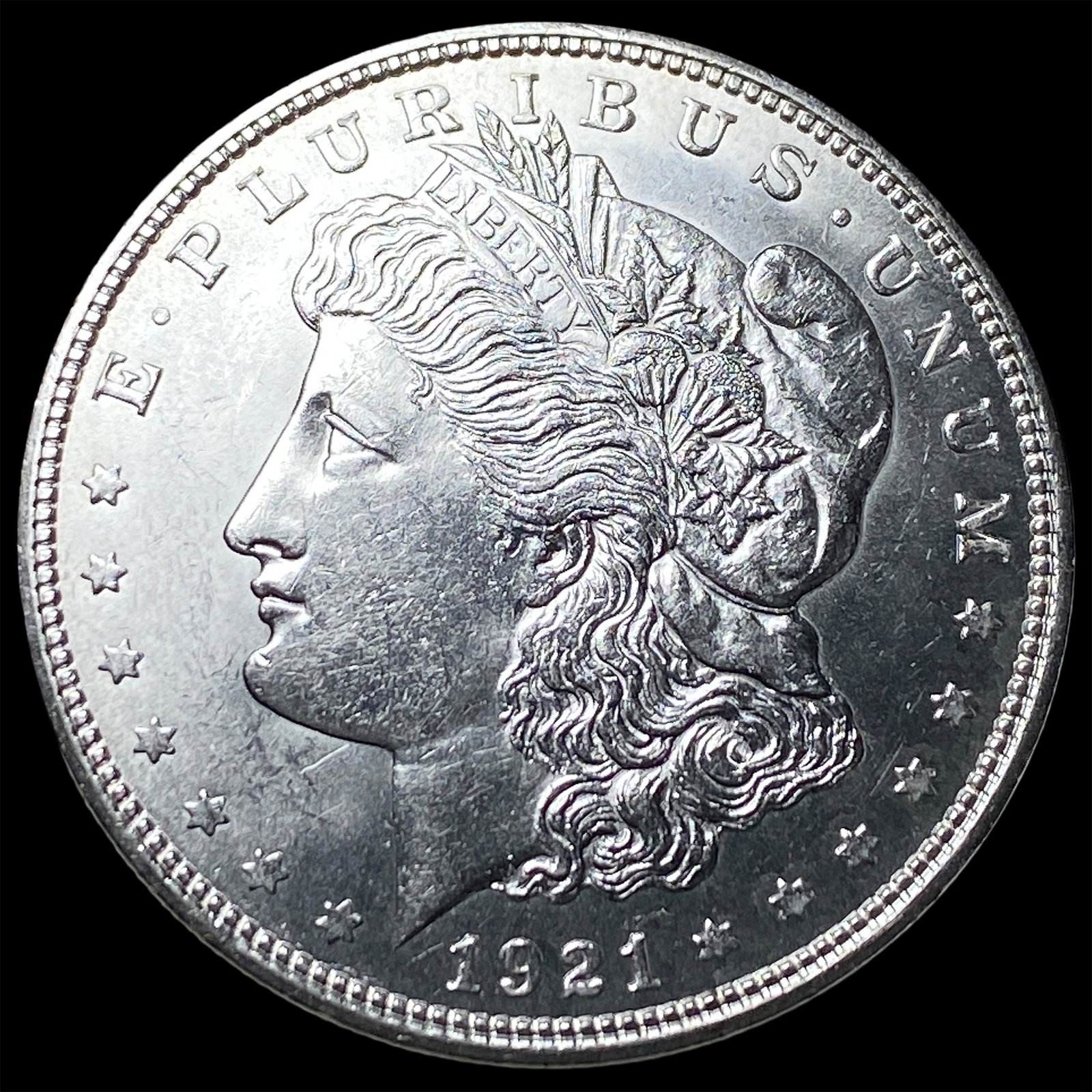 1921-D Silver Morgan Dollar CHOICE BU (1 of 2)