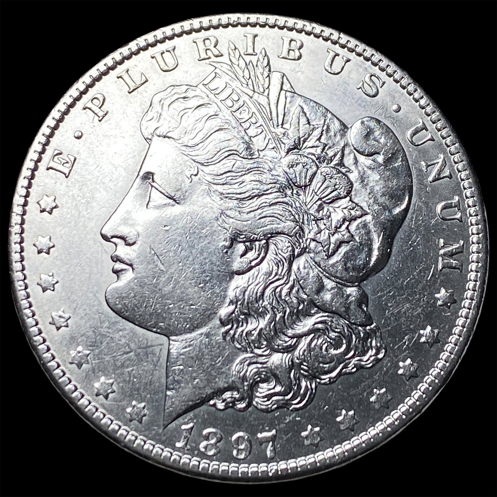 1897-O Silver Morgan Dollar CHOICE AU: 1897-O Silver Morgan Dollar CHOICE AU