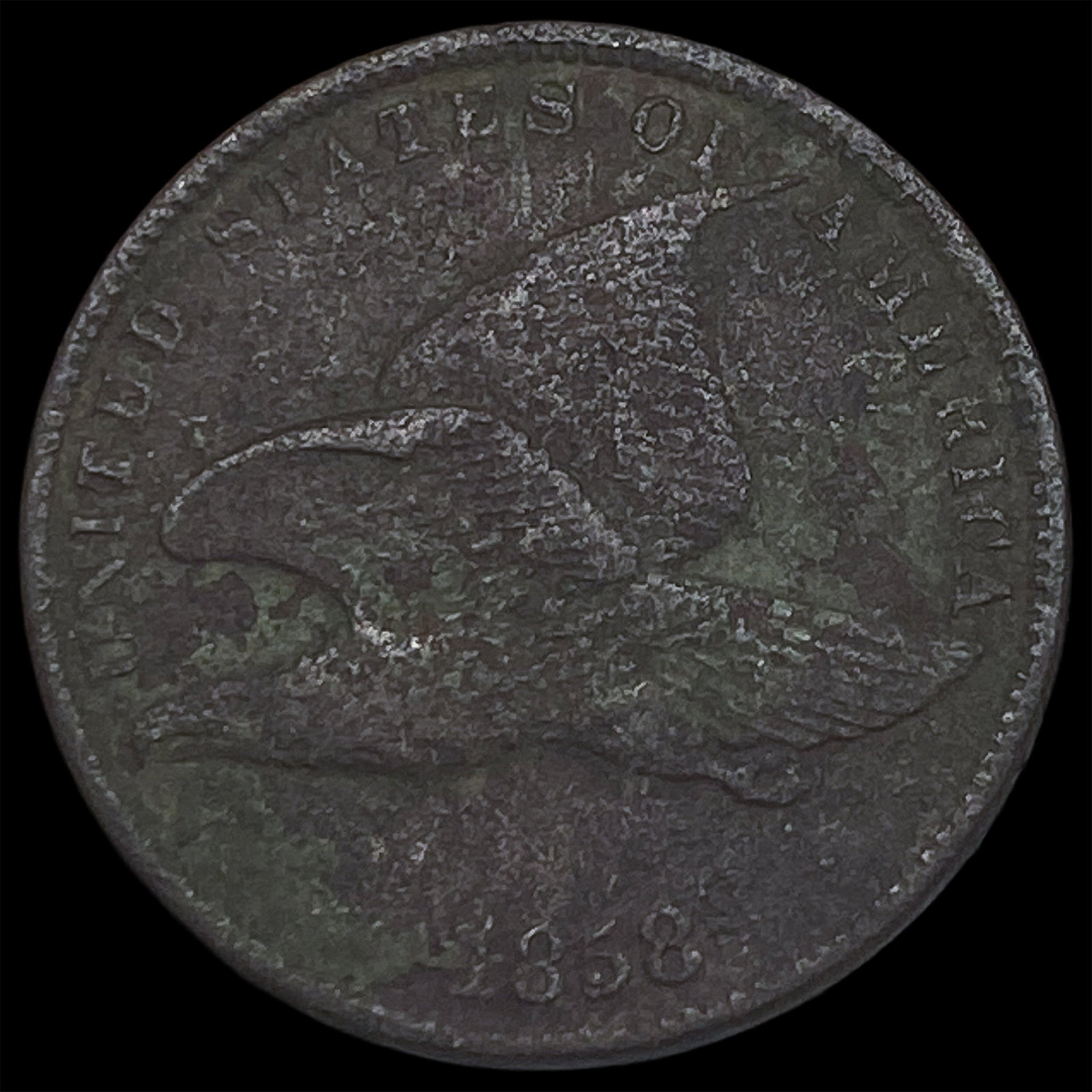 1858 Copper-Nickel Flying Eagle Cent HIGH GRADE: 1858 Copper-Nickel Flying Eagle Cent HIGH GRADE