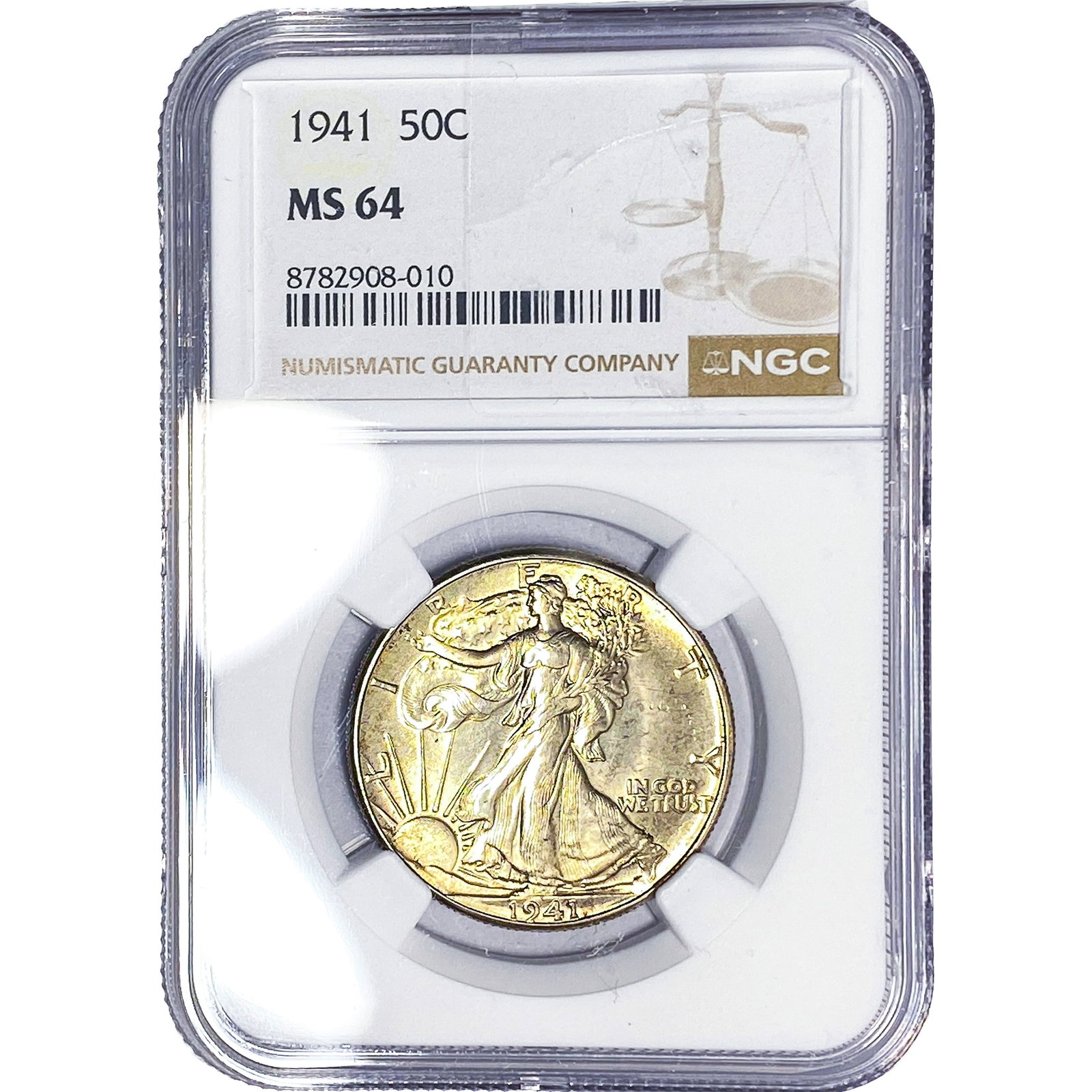 1941 Walking Liberty Half Dollar NGC MS64 (1 of 2)