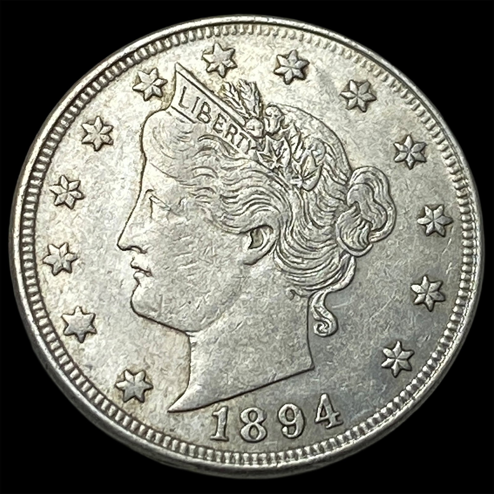 1894 Liberty Head Nickel CHOICE AU: 1894 Liberty Head Nickel CHOICE AU