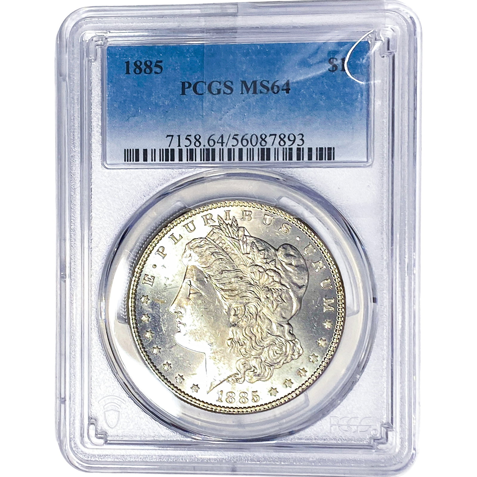 1885 Morgan Silver Dollar PCGS MS64: 1885 Morgan Silver Dollar PCGS MS64