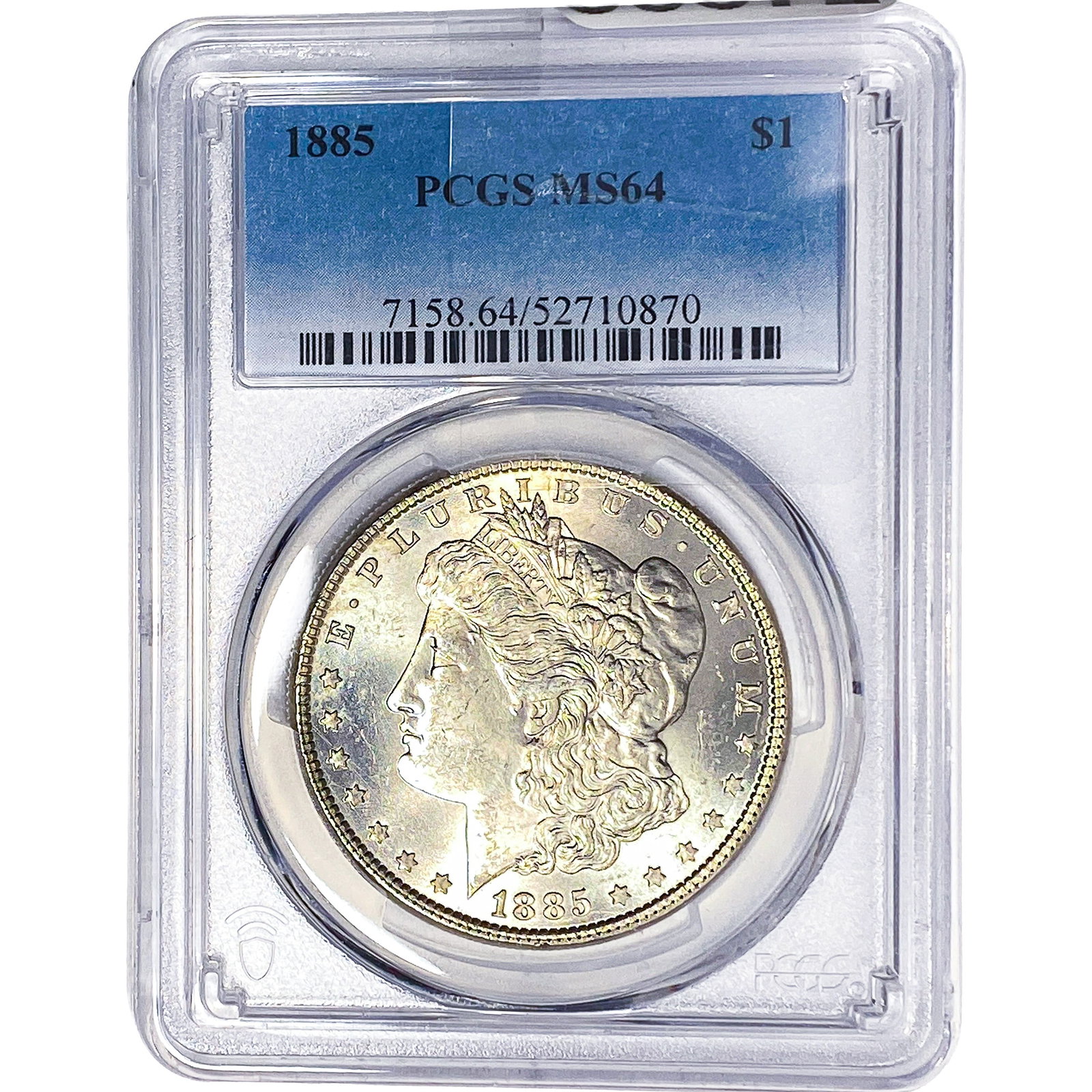 1885 Morgan Silver Dollar PCGS MS64: 1885 Morgan Silver Dollar PCGS MS64