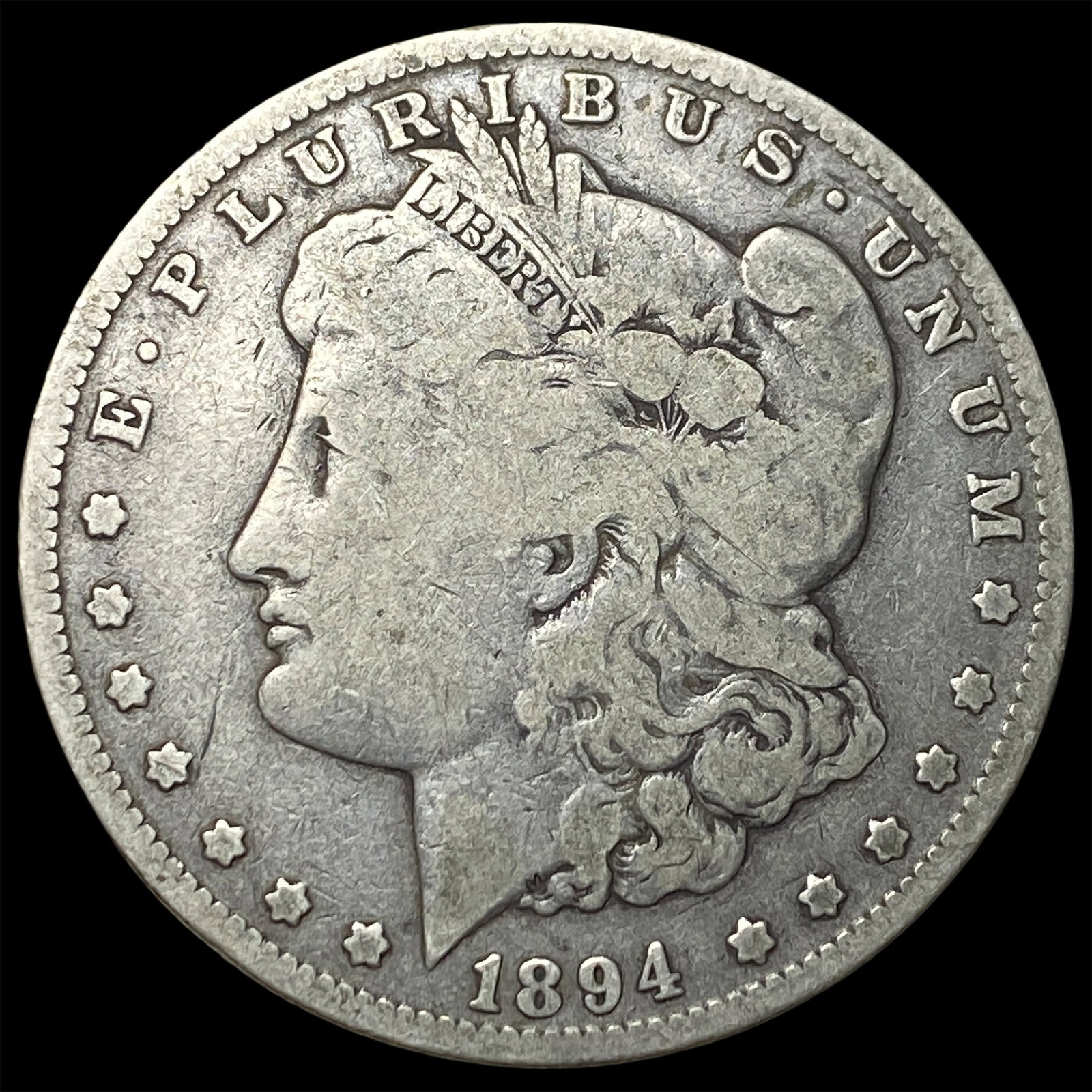 1894-O Silver Morgan Dollar NICELY CIRCULATED: 1894-O Silver Morgan Dollar NICELY CIRCULATED