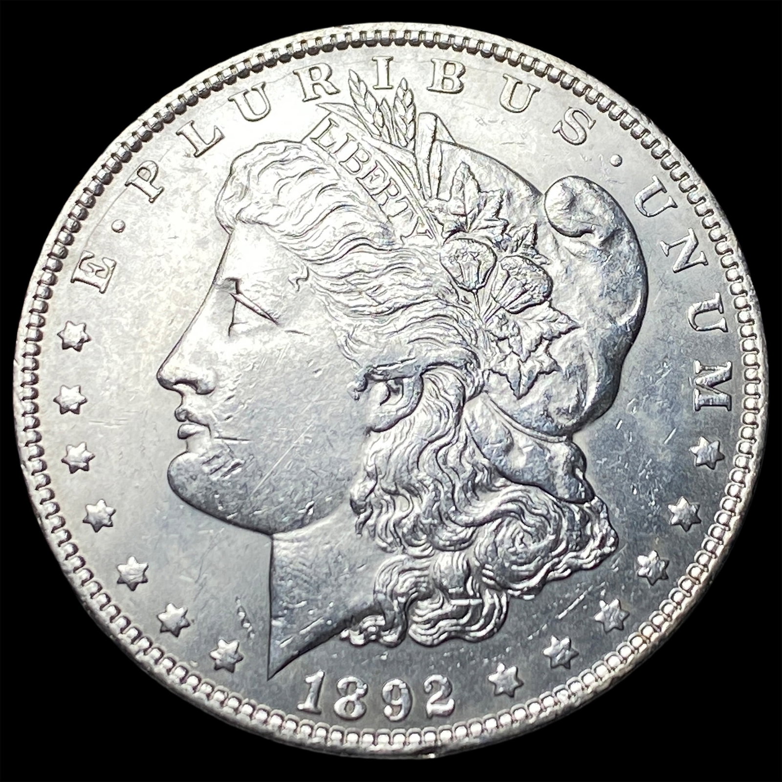 1892 Silver Morgan Dollar CLOSELY UNCIRCULATED (1 of 2)