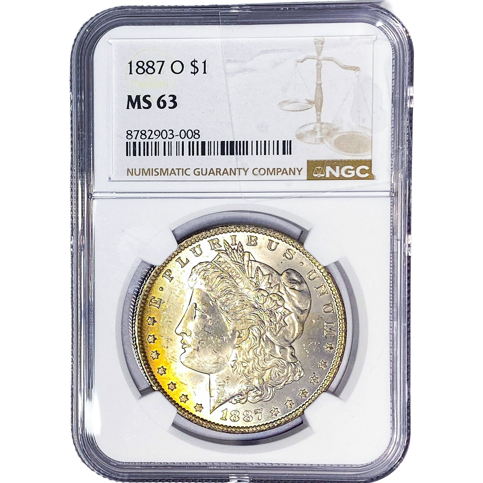 1887-O Morgan Silver Dollar NGC MS63 (1 of 2)