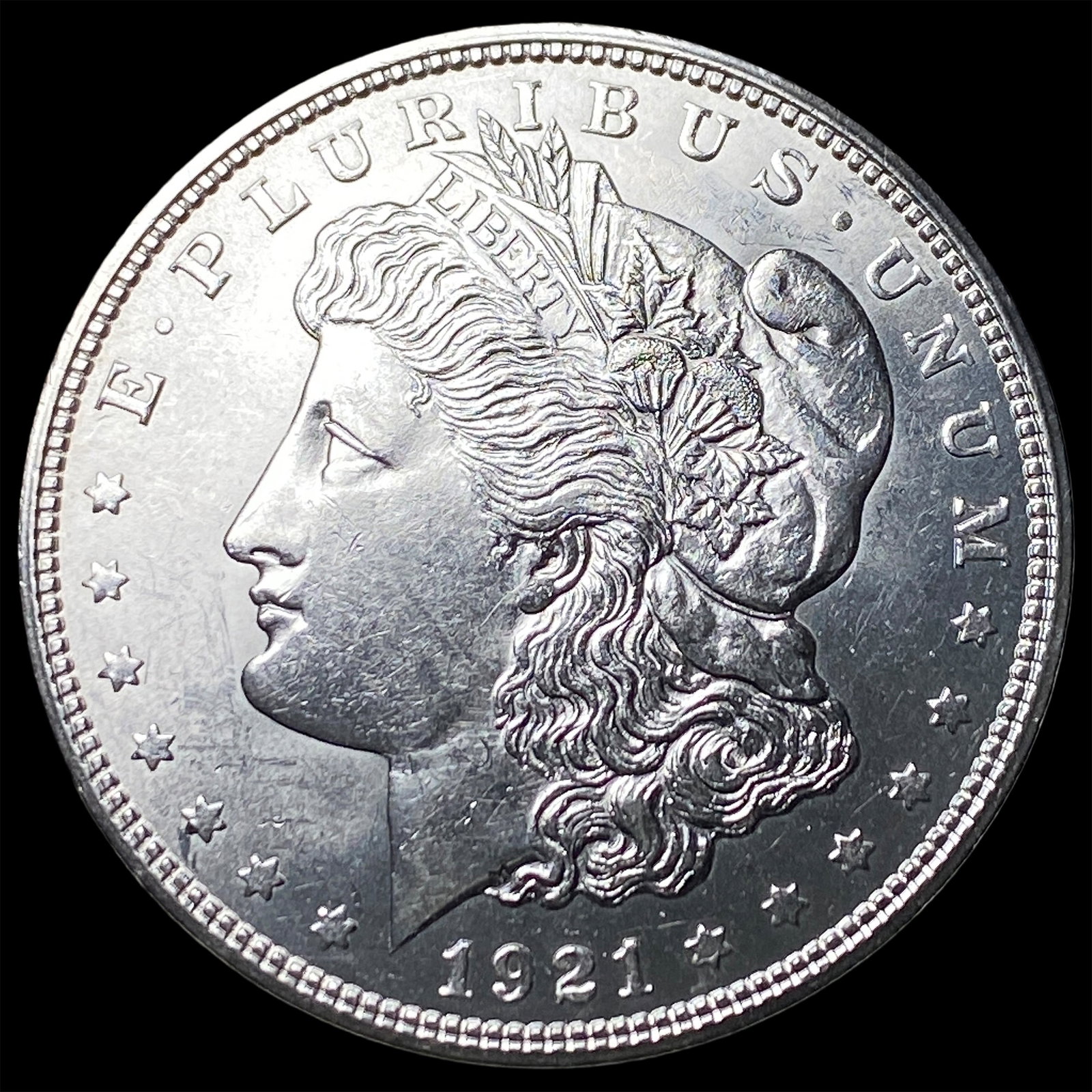 1921-D Morgan Silver Dollar CHOICE BU: 1921-D Morgan Silver Dollar CHOICE BU