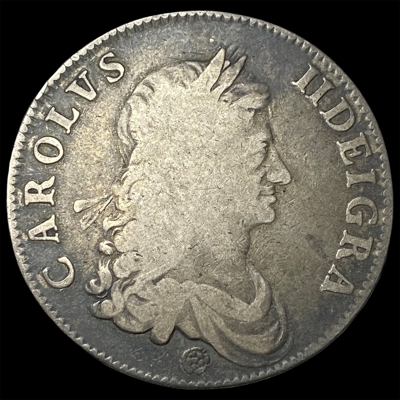 1662 Great Britain Silver Crown LIGHTLY CIRCULATED: 1662 Great Britain Silver Crown LIGHTLY CIRCULATED