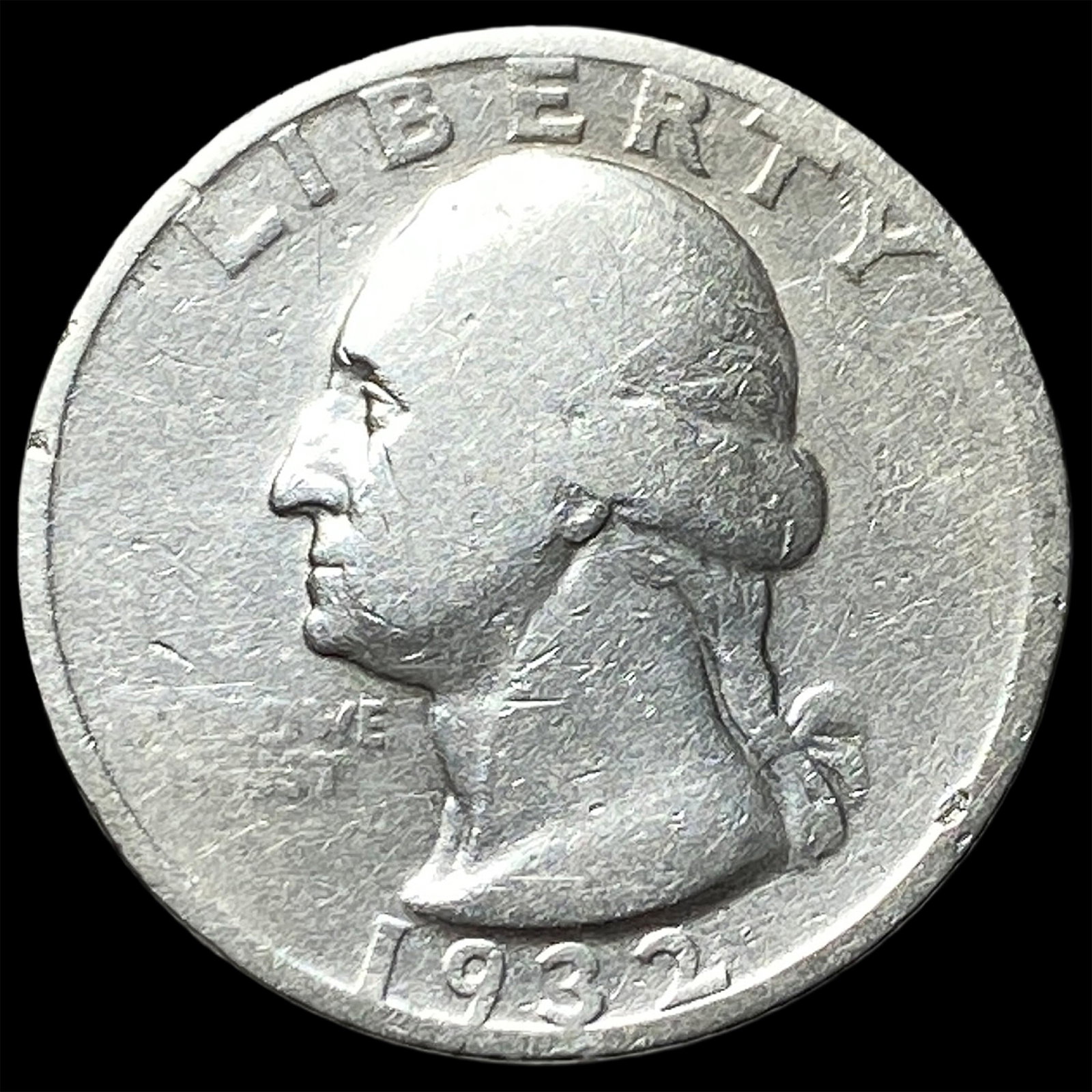 1932-S Silver Washington Quarter NICELY CIRCULATED (1 of 2)