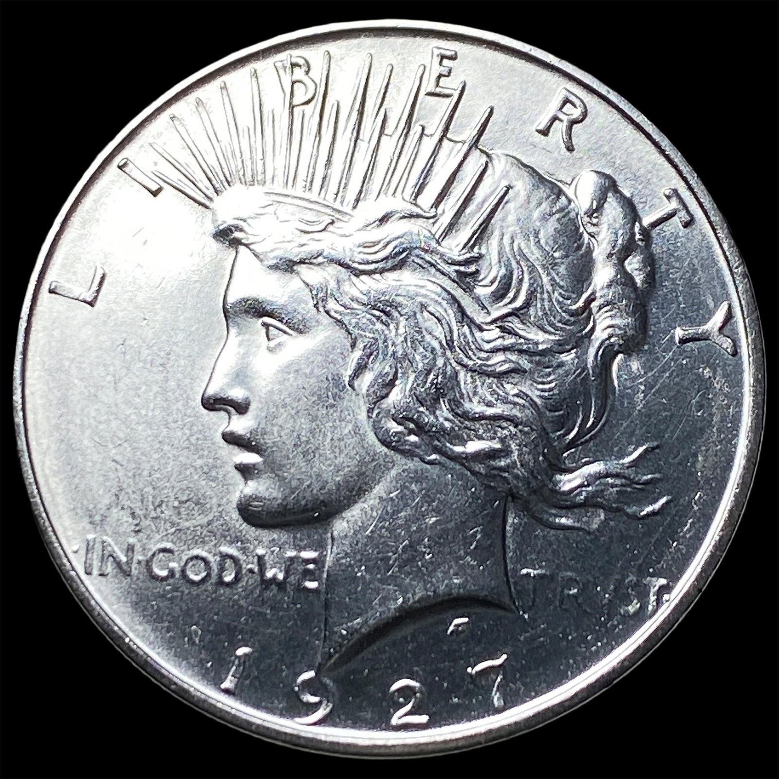 1927-D Peace Silver Dollar UNCIRCULATED: 1927-D Peace Silver Dollar UNCIRCULATED