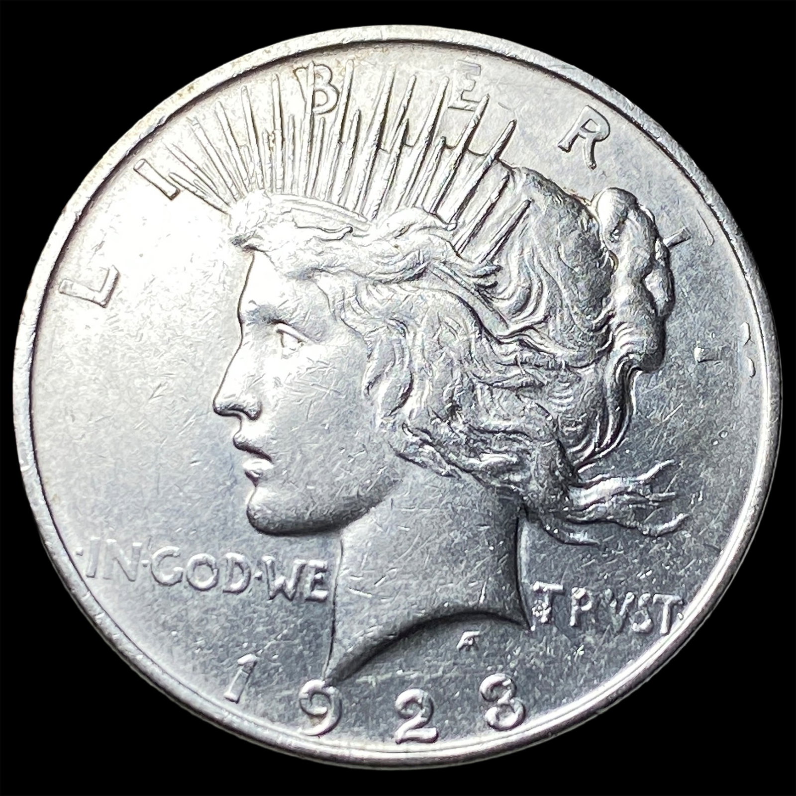 1923-D Silver Peace Dollar CLOSELY UNCIRCULATED: 1923-D Silver Peace Dollar CLOSELY UNCIRCULATED