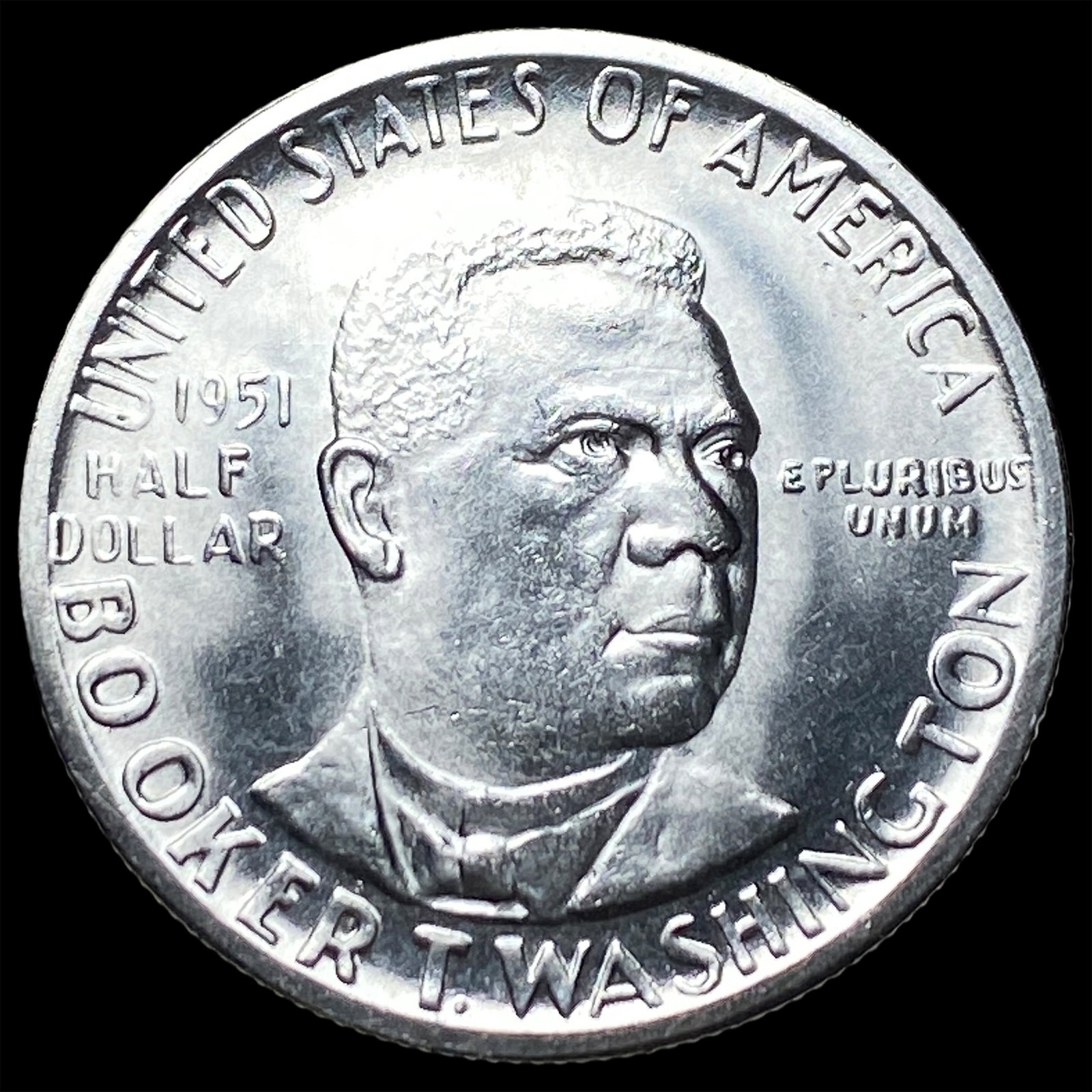 1951-S Silver Booker T. Washington Half Dollar CHOICE BU: 1951-S Silver Booker T. Washington Half Dollar CHOICE BU