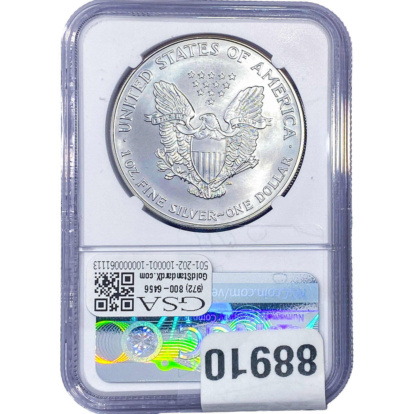 2000 Silver Eagle NGC MS68 - 2