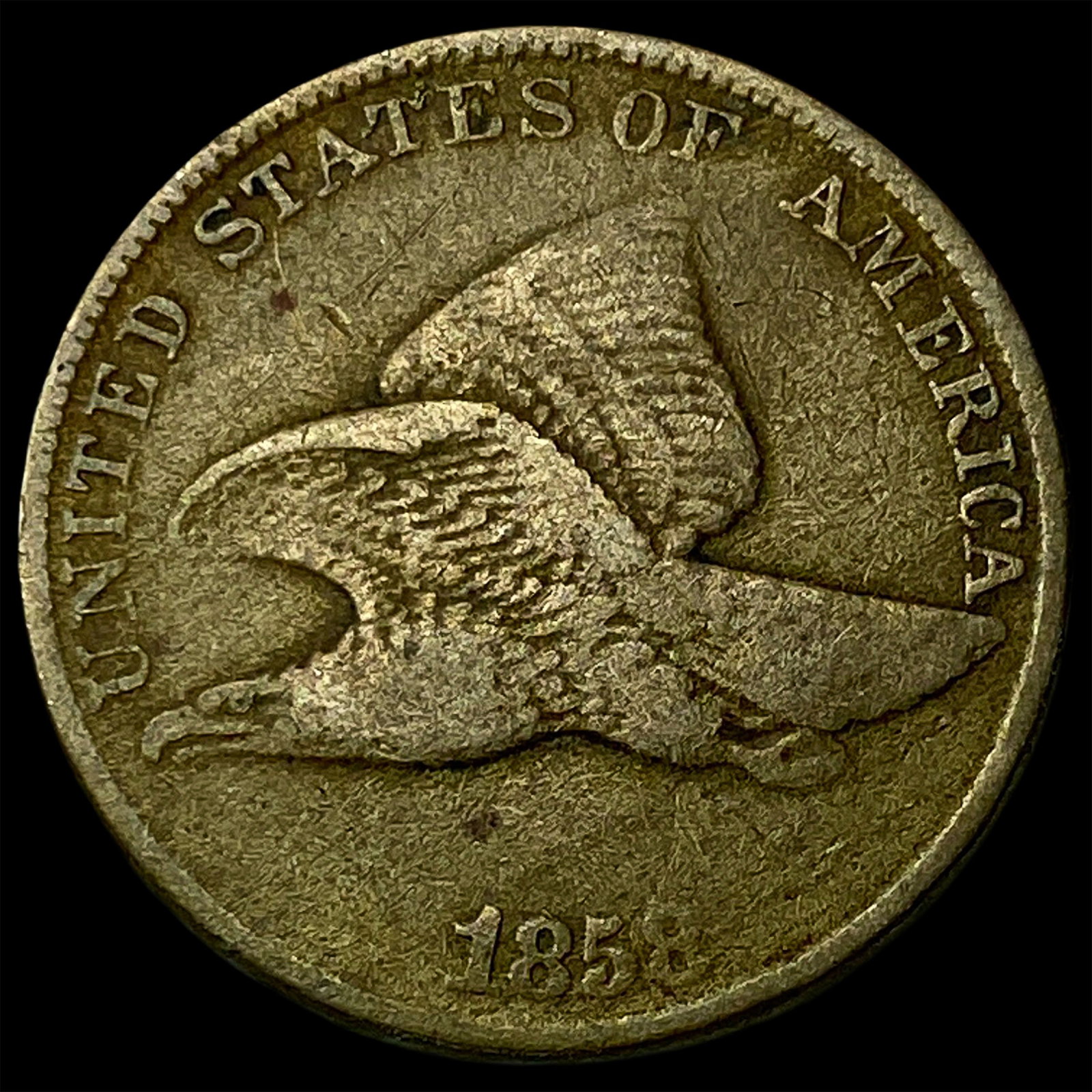 1858 Flying Eagle Cent LIGHTLY CIRCULATED: 1858 Flying Eagle Cent LIGHTLY CIRCULATED