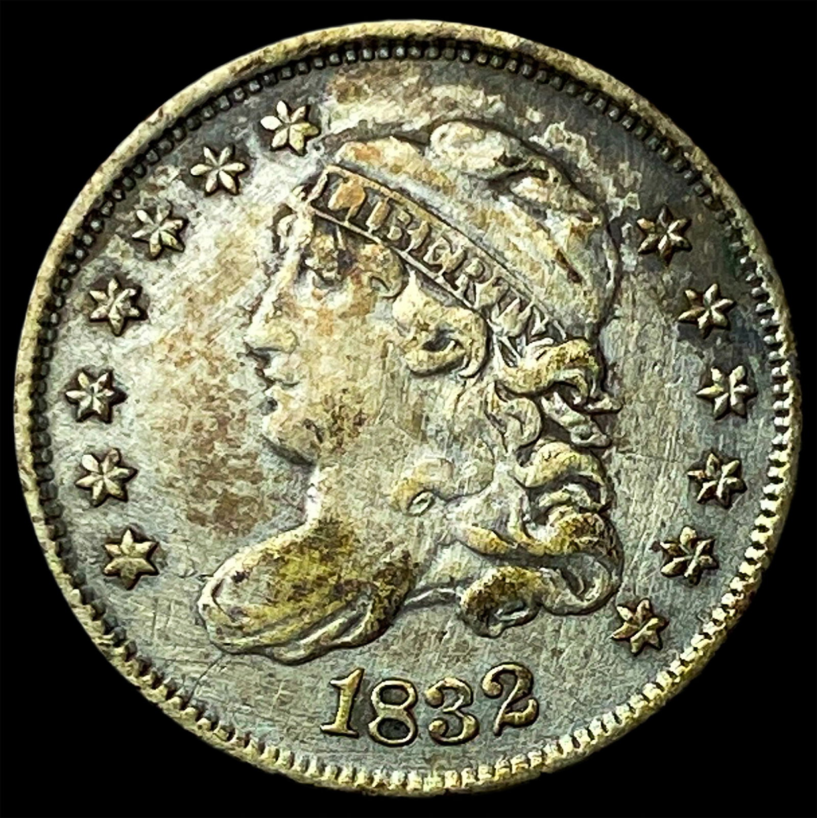 1832 Capped Bust Half Dime CLOSELY UNCIRCULATED (1 of 2)