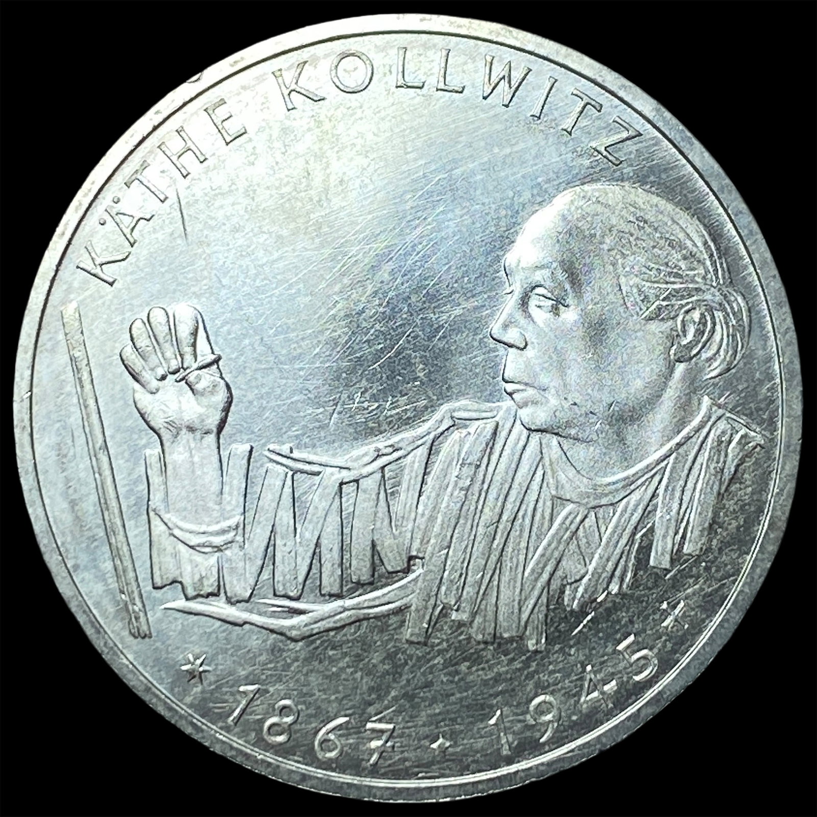 1992-G Germany Silver 10 Mark: 1992-G Germany Silver 10 Mark