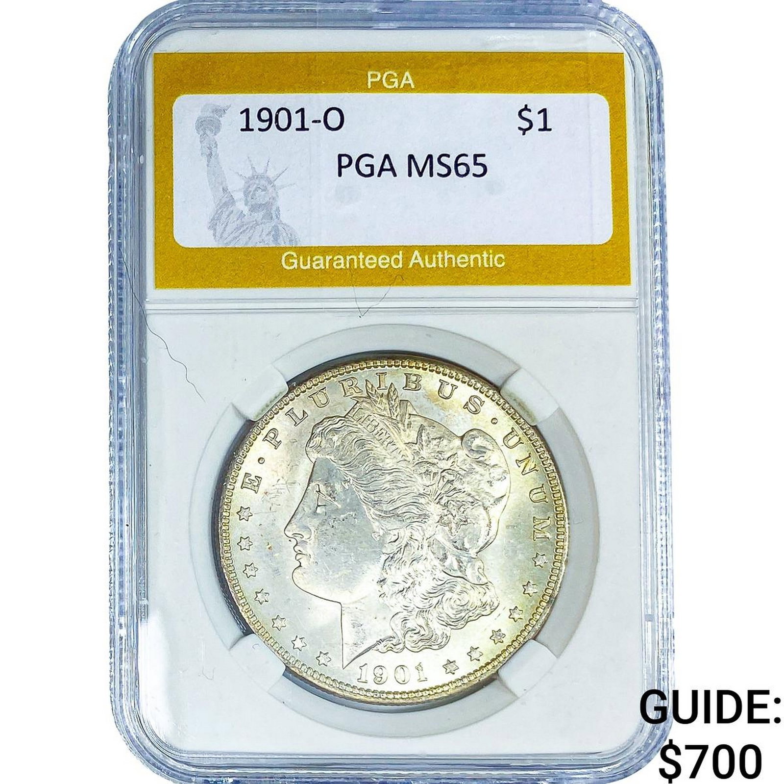 1901-O Morgan Silver Dollar PGA MS65 (1 of 2)