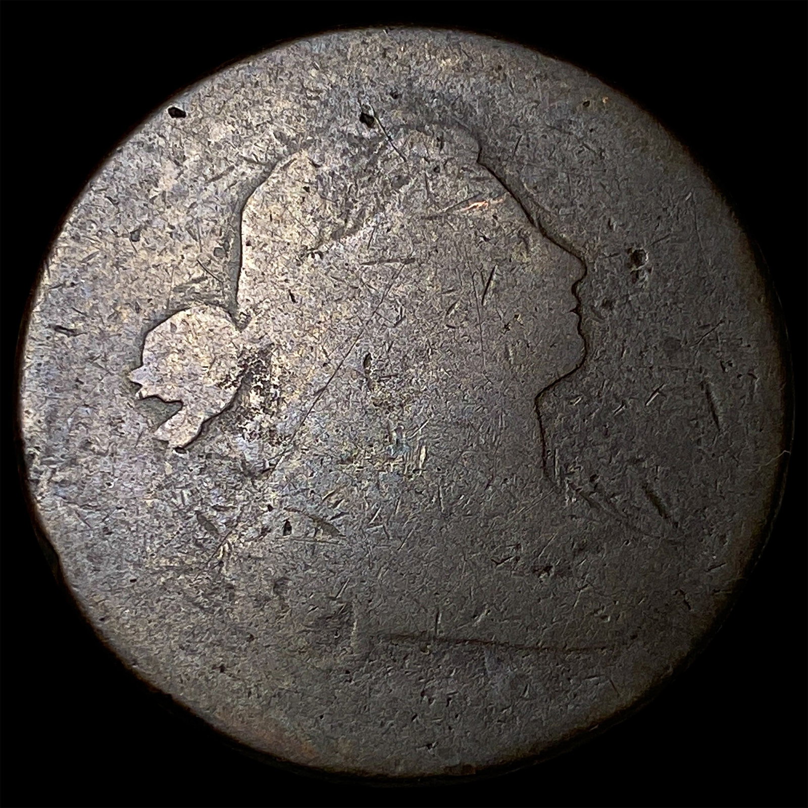 1798 Draped Bust Large Cent NICELY CIRCULATED: 1798 Draped Bust Large Cent NICELY CIRCULATED