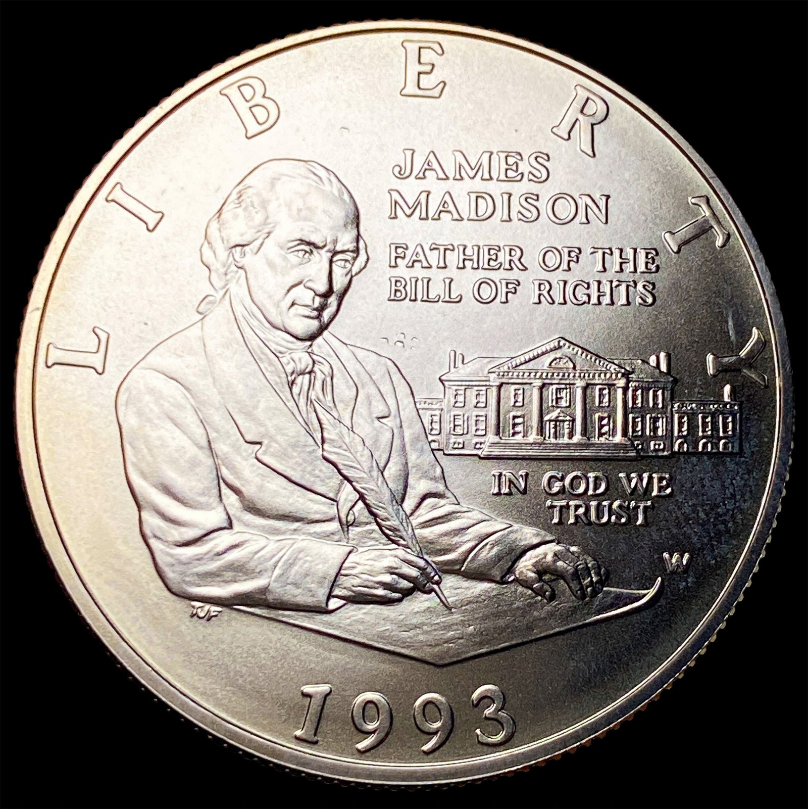 1993-W Bill of Rights Silver Half Dollar GEM BU (1 of 2)