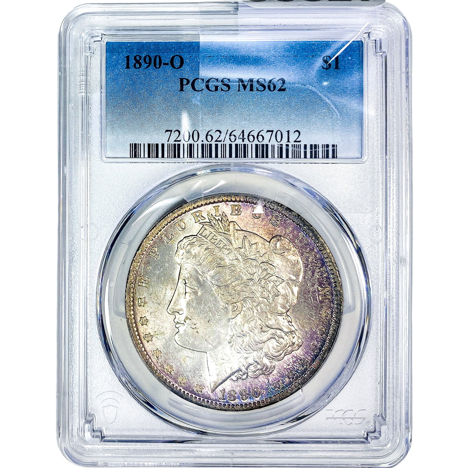 1890-O Morgan Silver Dollar PCGS MS62 (1 of 2)