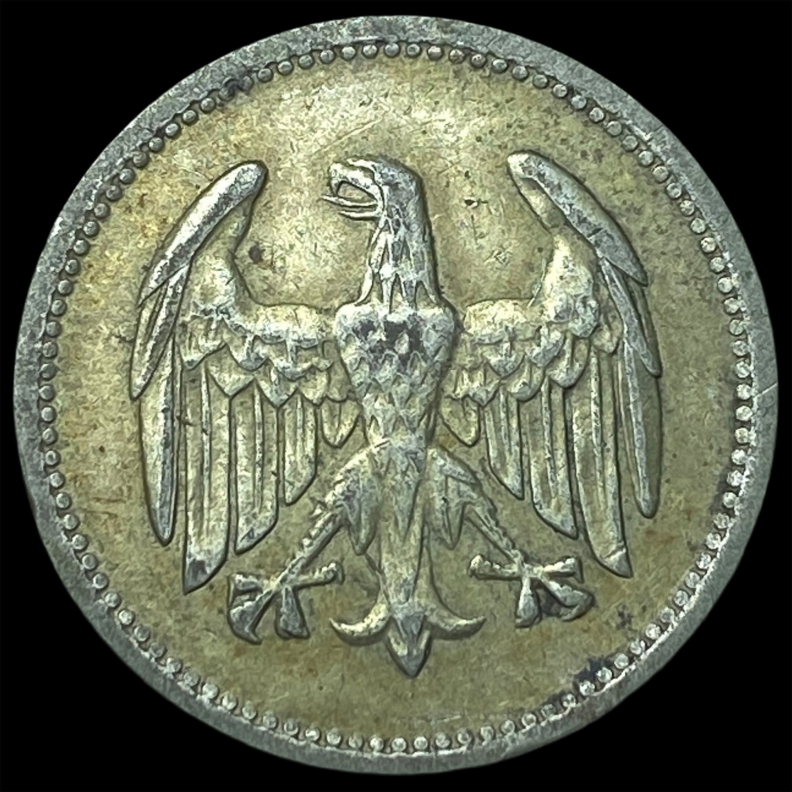 1924-A Germany Silver 1 Mark (1 of 2)