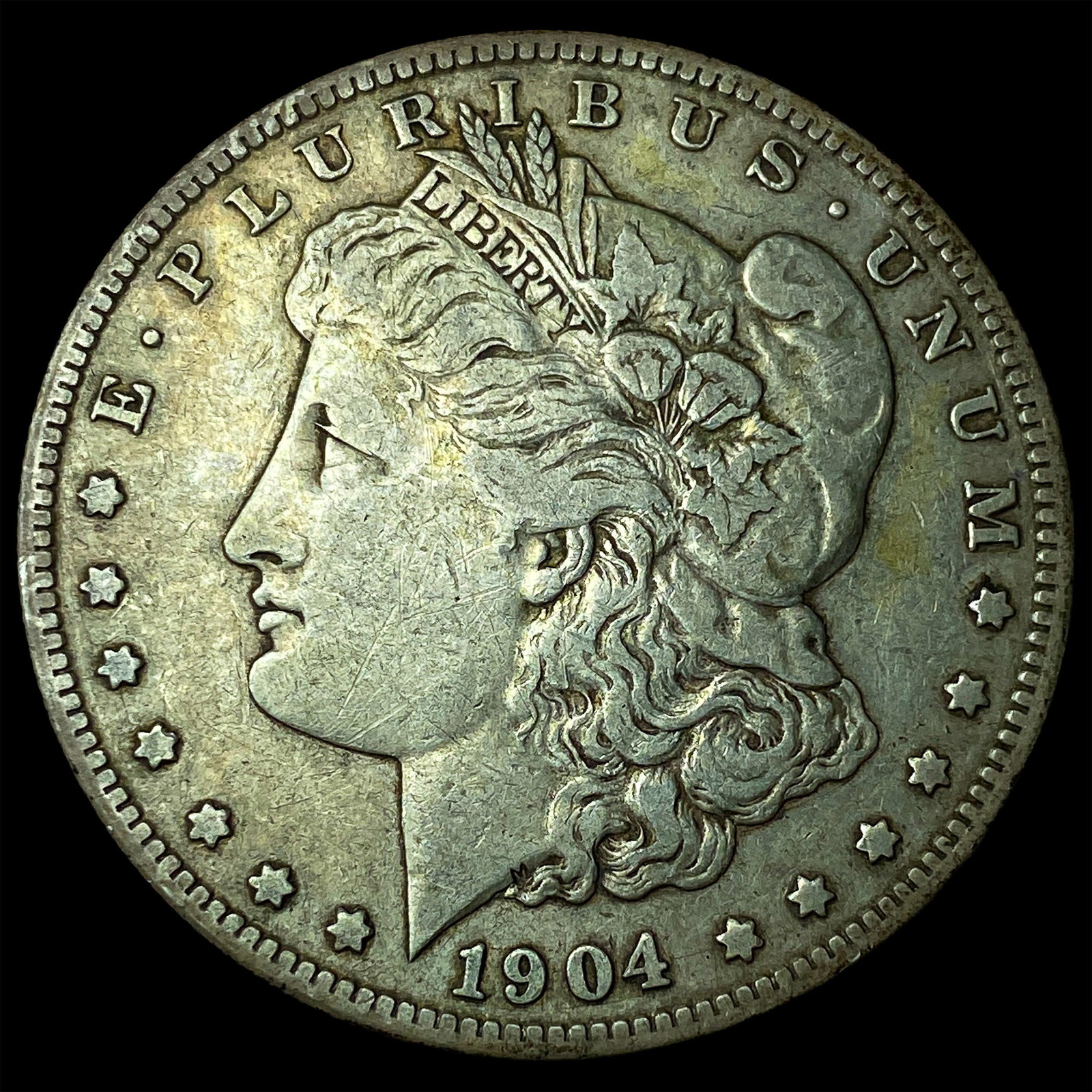 1904-S Silver Morgan Dollar NEARLY UNCIRCULATED: 1904-S Silver Morgan Dollar NEARLY UNCIRCULATED
