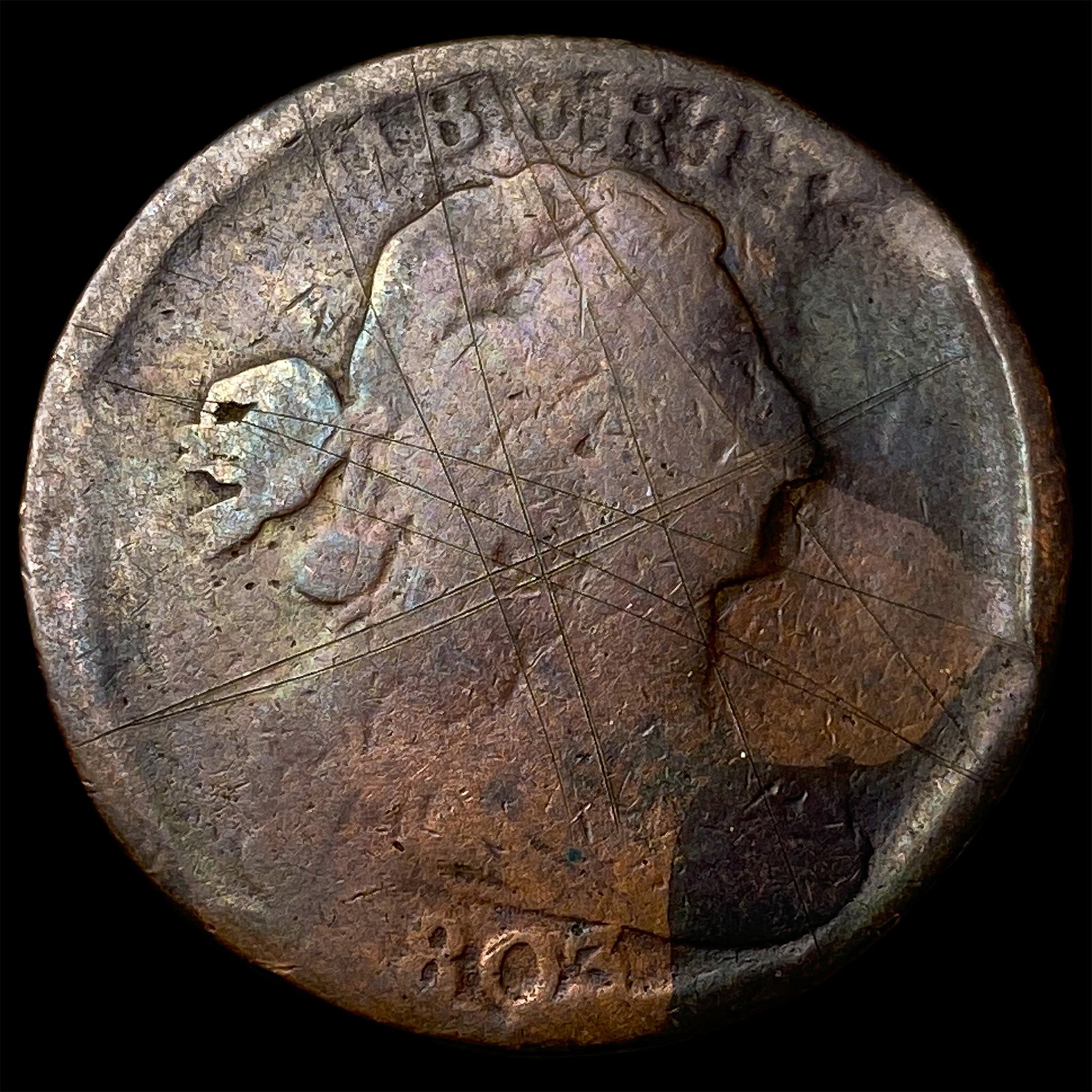 1804 Draped Bust Large Cent NICELY CIRCULATED (1 of 2)