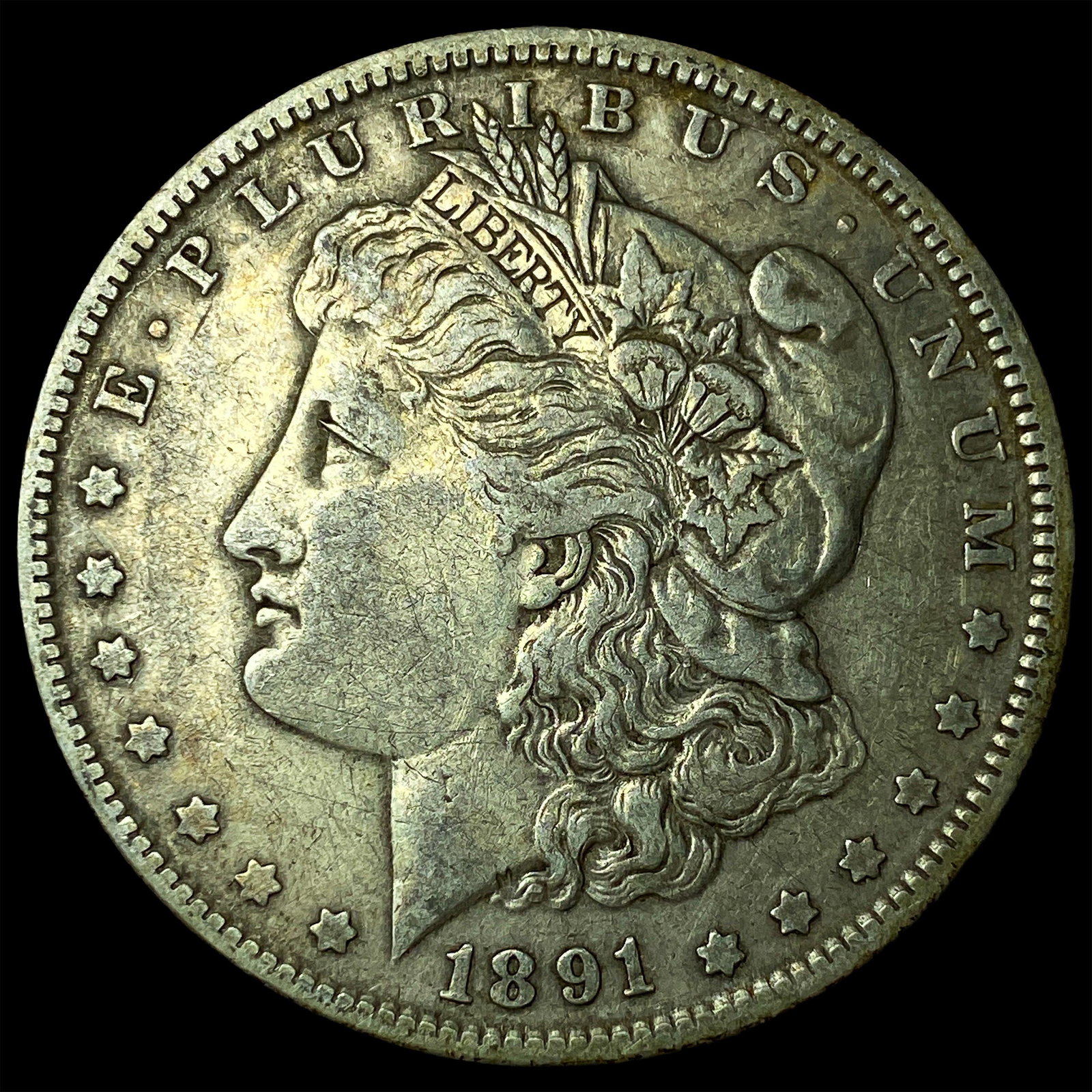 1891-O Silver Morgan Dollar NEARLY UNCIRCULATED: 1891-O Silver Morgan Dollar NEARLY UNCIRCULATED