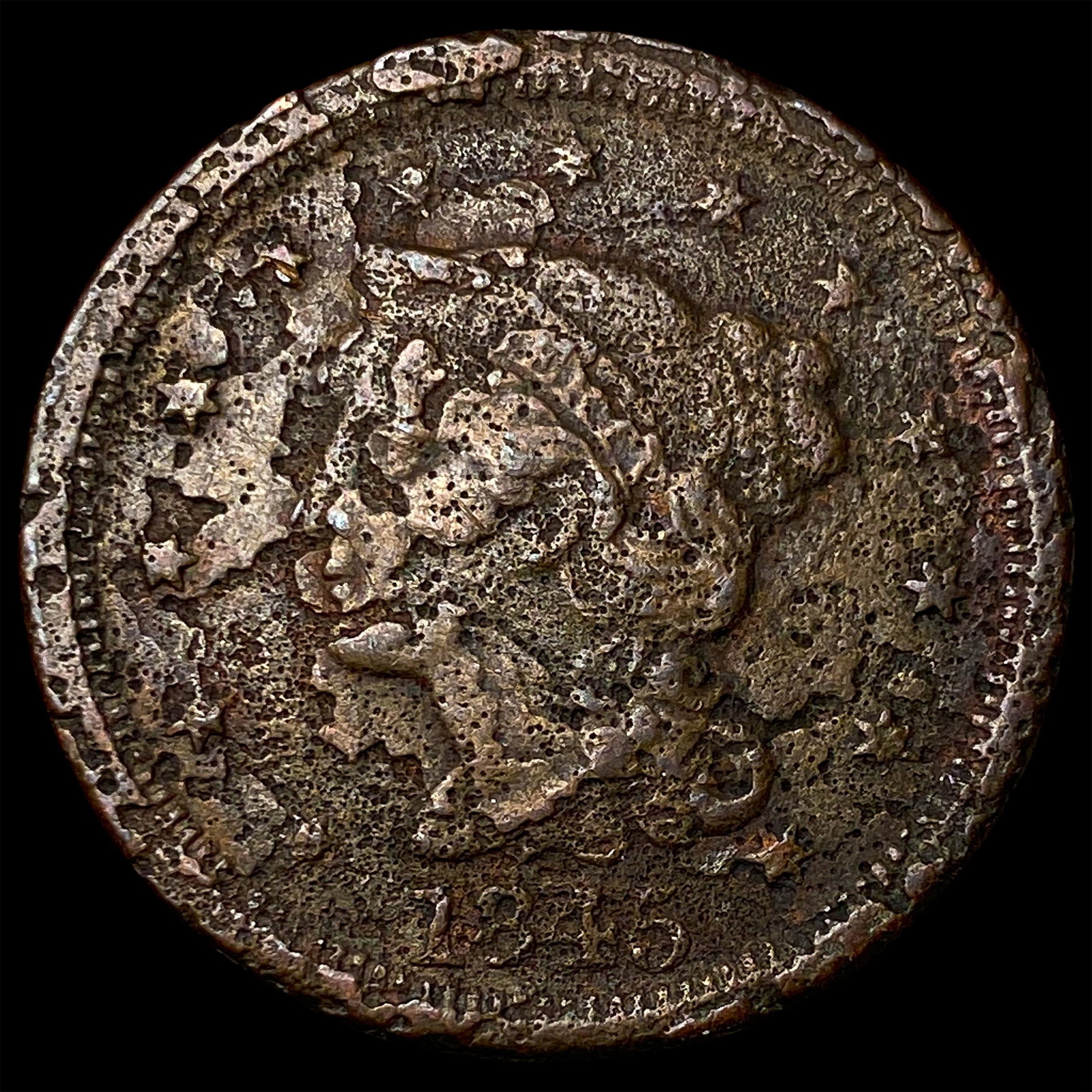 1846 Braided Hair Large Cent LIGHTLY CIRCULATED (1 of 2)
