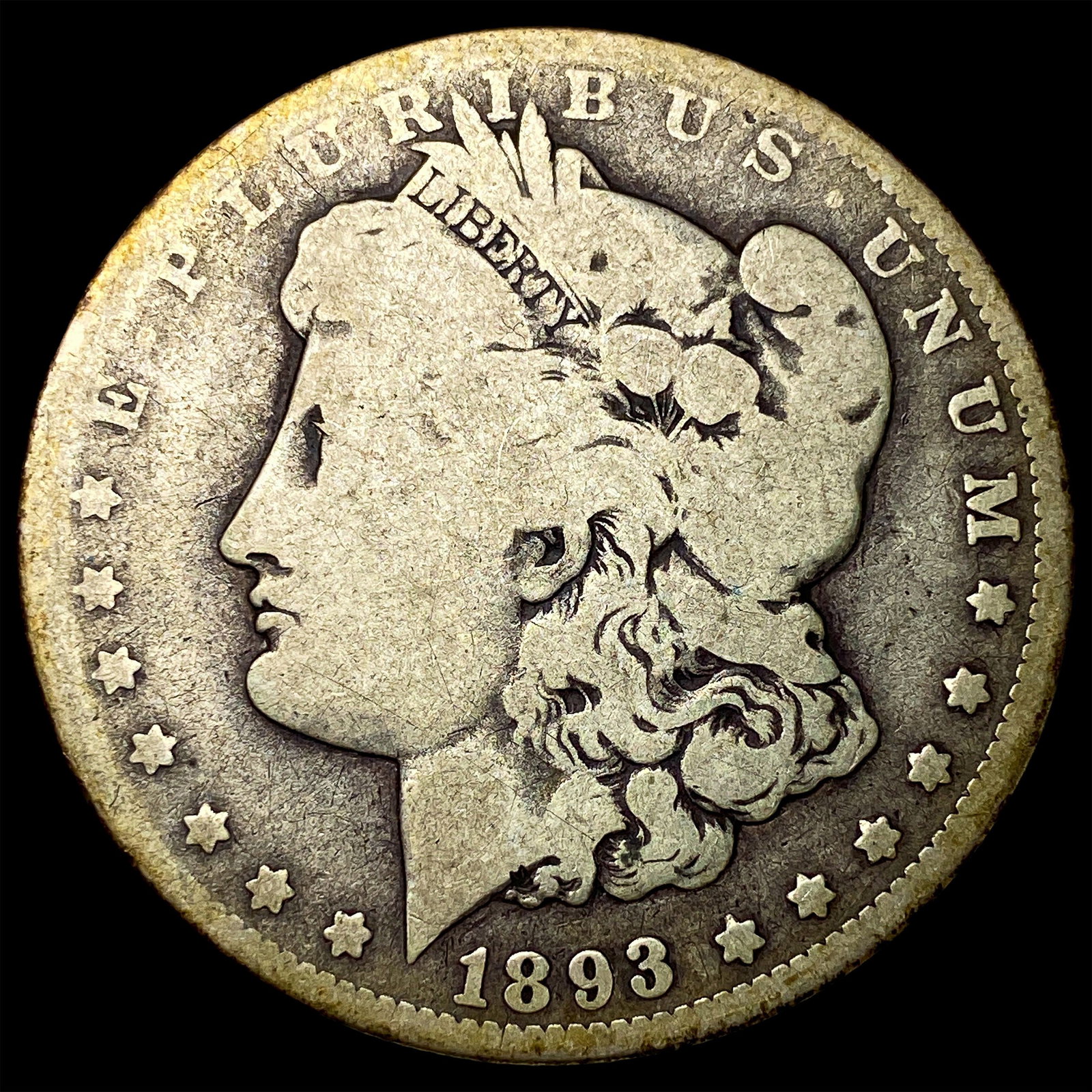 1893-O Silver Morgan Dollar NICELY CIRCULATED: 1893-O Silver Morgan Dollar NICELY CIRCULATED