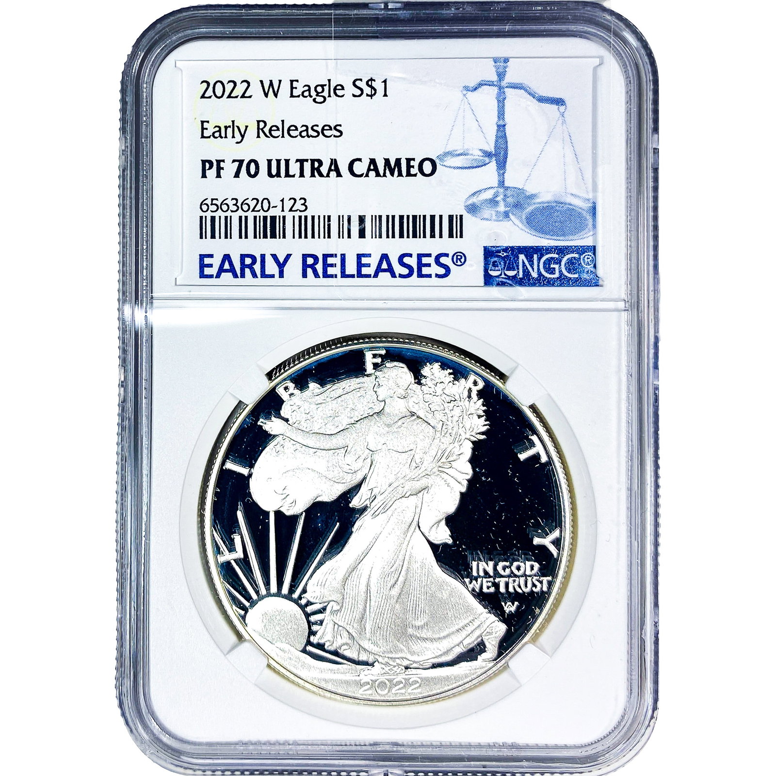 2022-W Silver Eagle NGC PF70 Ultra Cameo (1 of 2)