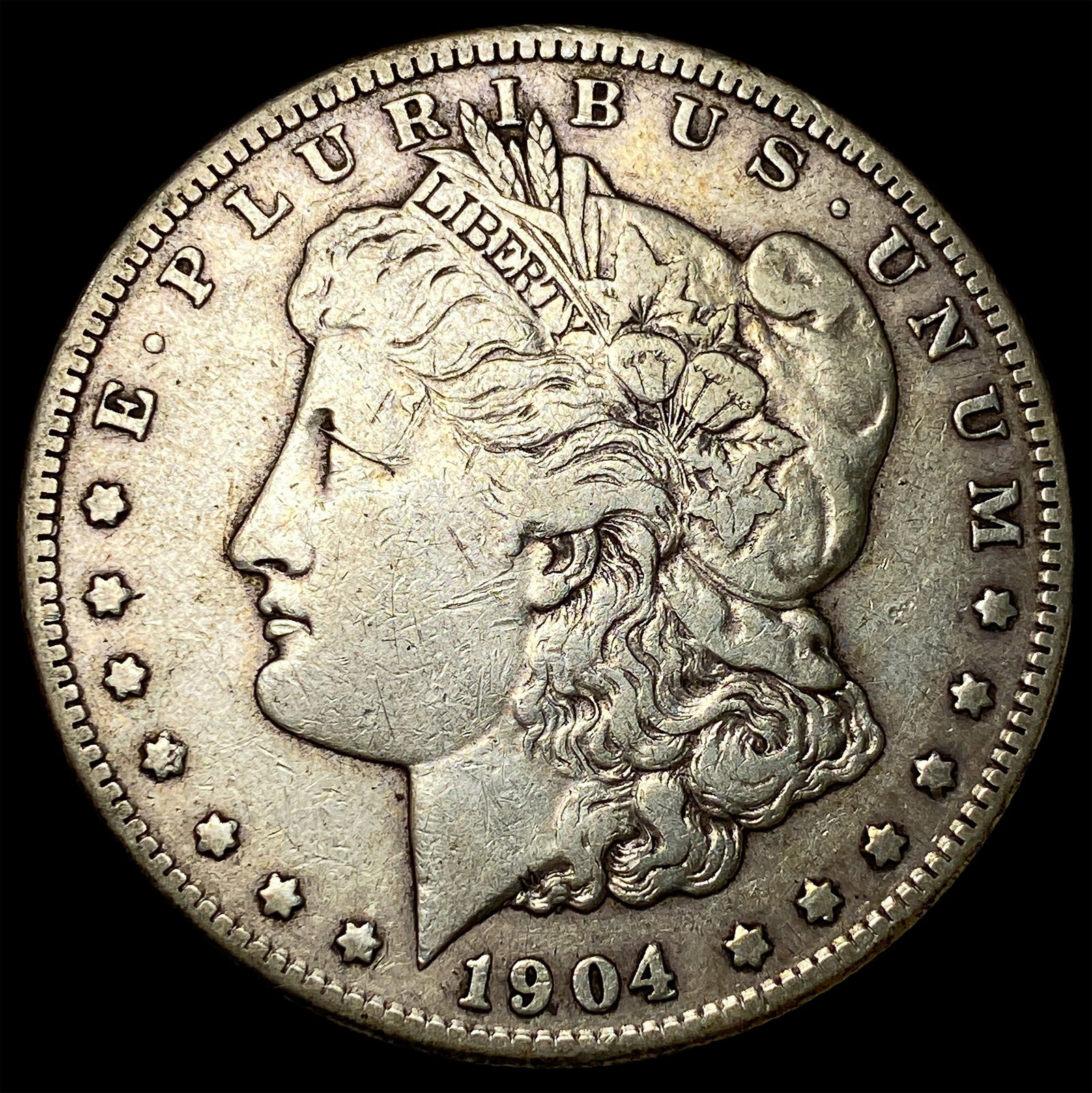 1904-S Silver Morgan Dollar NEARLY UNCIRCULATED: 1904-S Silver Morgan Dollar NEARLY UNCIRCULATED