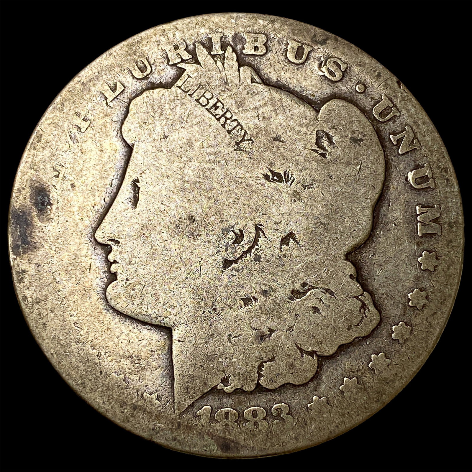 1883-CC Morgan Silver Dollar NICELY CIRCULATED: 1883-CC Morgan Silver Dollar NICELY CIRCULATED